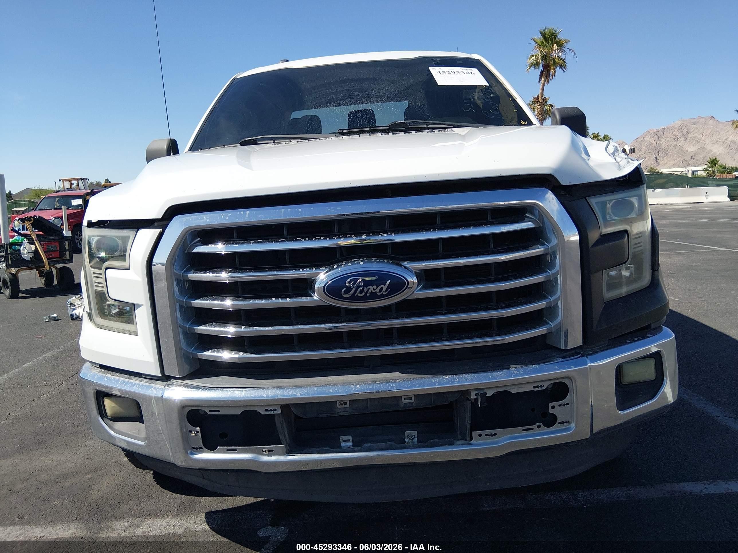 2015 Ford F-150 Xlt White vin: 1FTEW1EP3FFA24167
