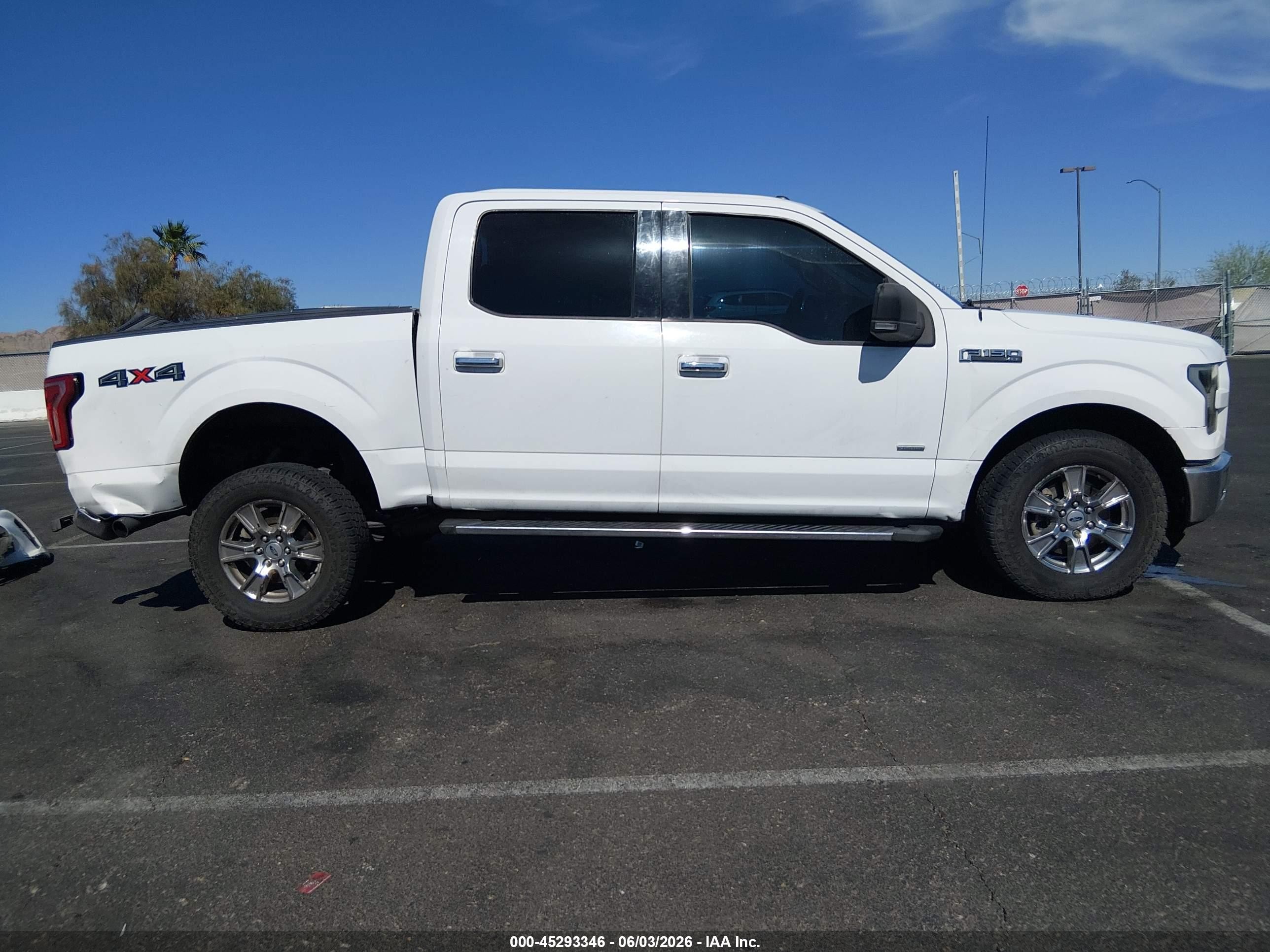 2015 Ford F-150 Xlt White vin: 1FTEW1EP3FFA24167