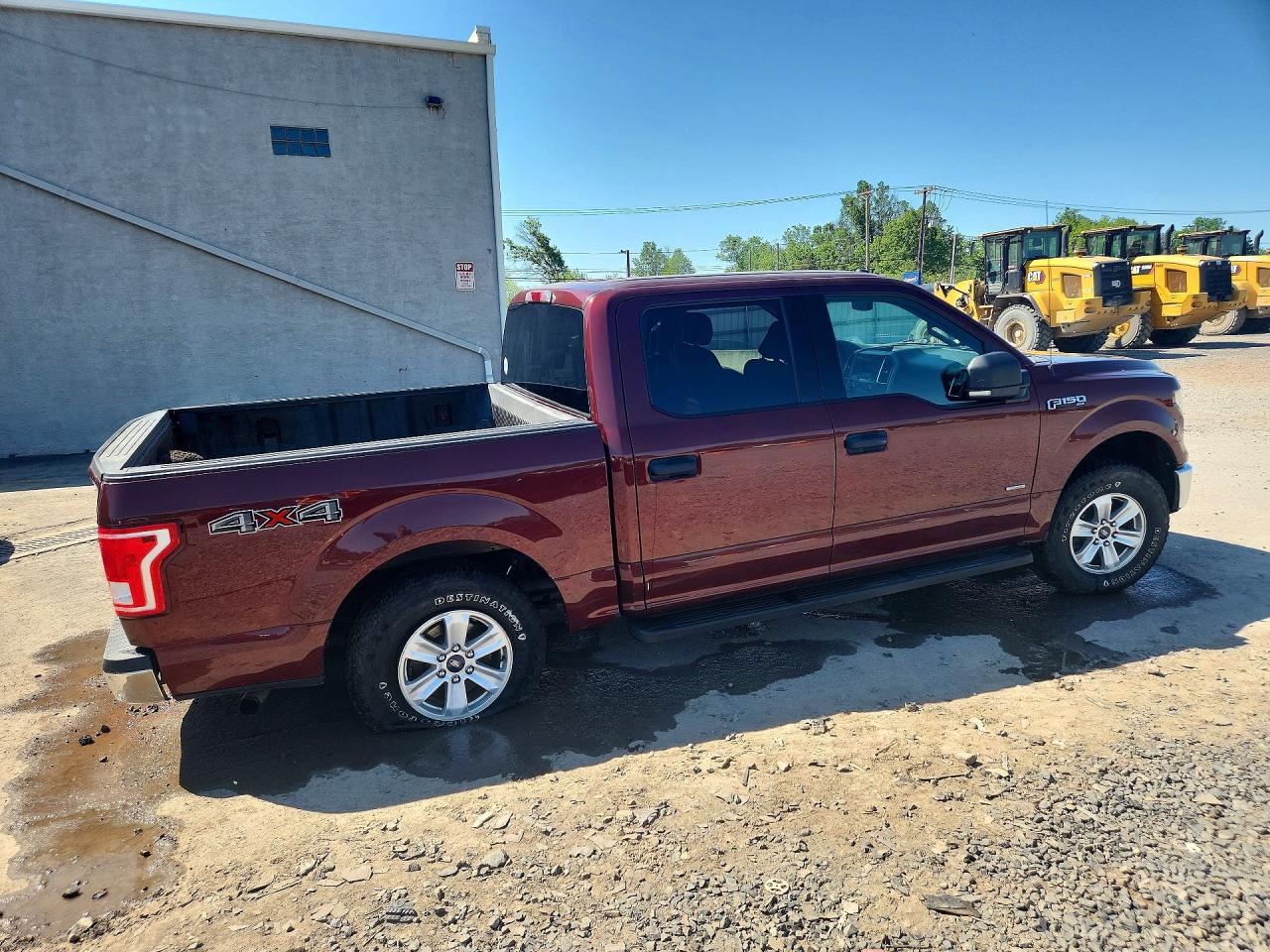 2015 Ford F150 Supercrew Burgundy vin: 1FTEW1EP3FFB21451