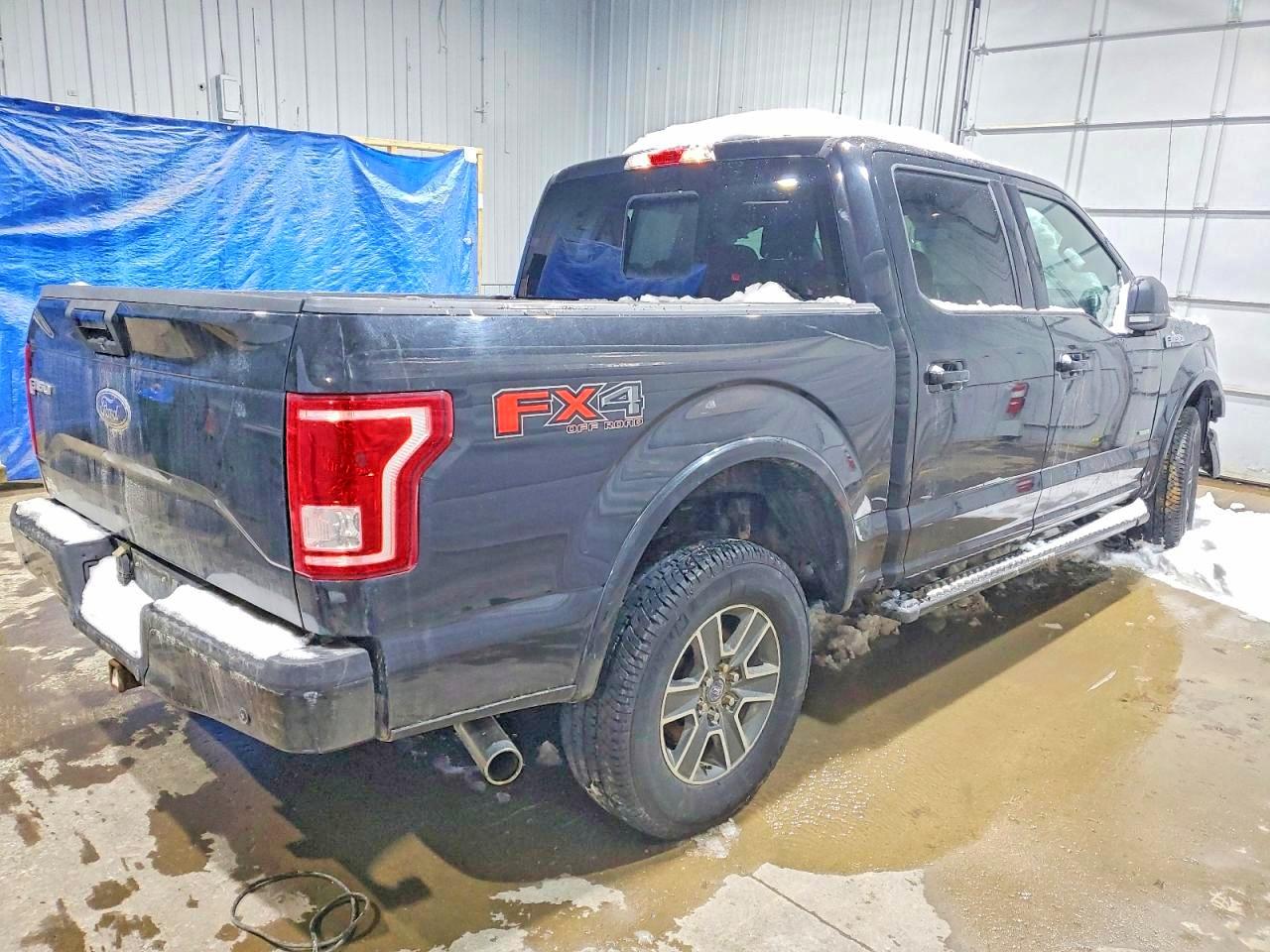 2015 Ford F150 Supercrew Black vin: 1FTEW1EP3FFB28013