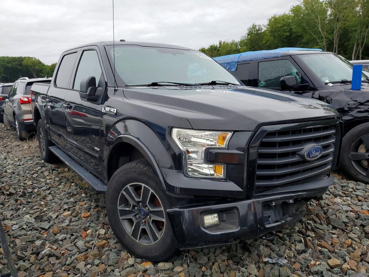 2015 Ford F150 Supercrew Black vin: 1FTEW1EP3FFB28013