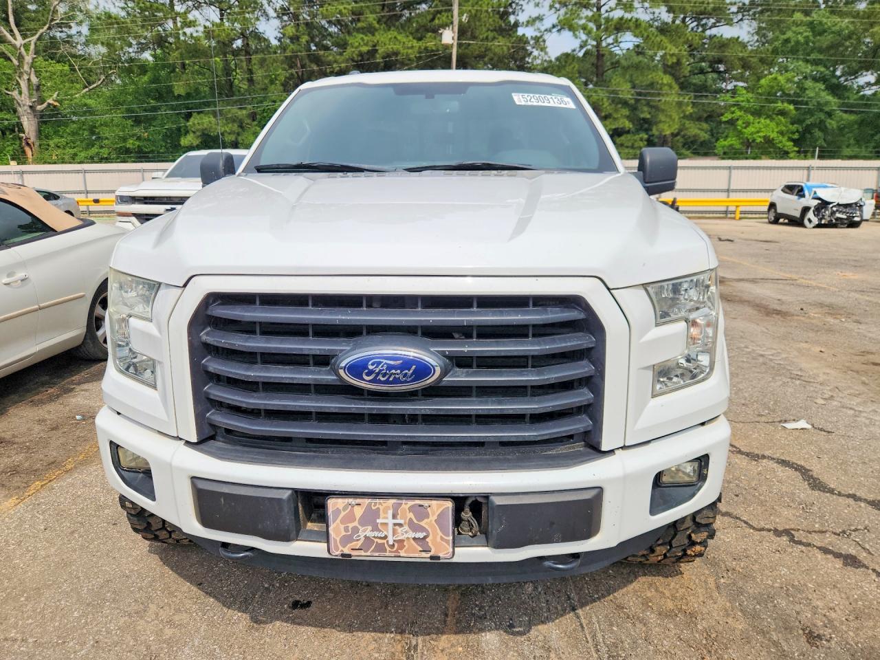 2015 Ford F150 Supercrew White vin: 1FTEW1EP3FFC62195