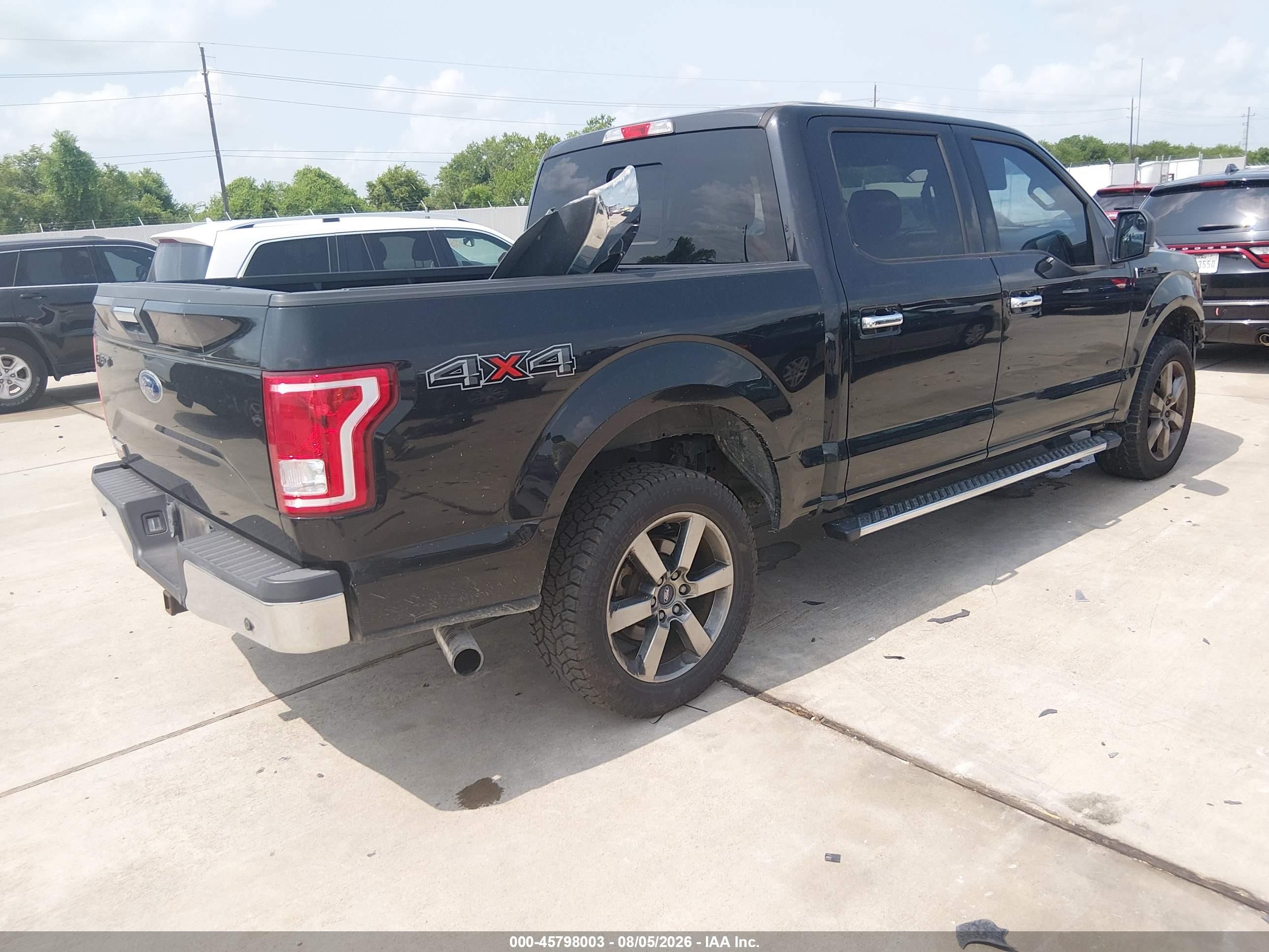 2015 Ford F-150 Xlt Black vin: 1FTEW1EP3FKD20474