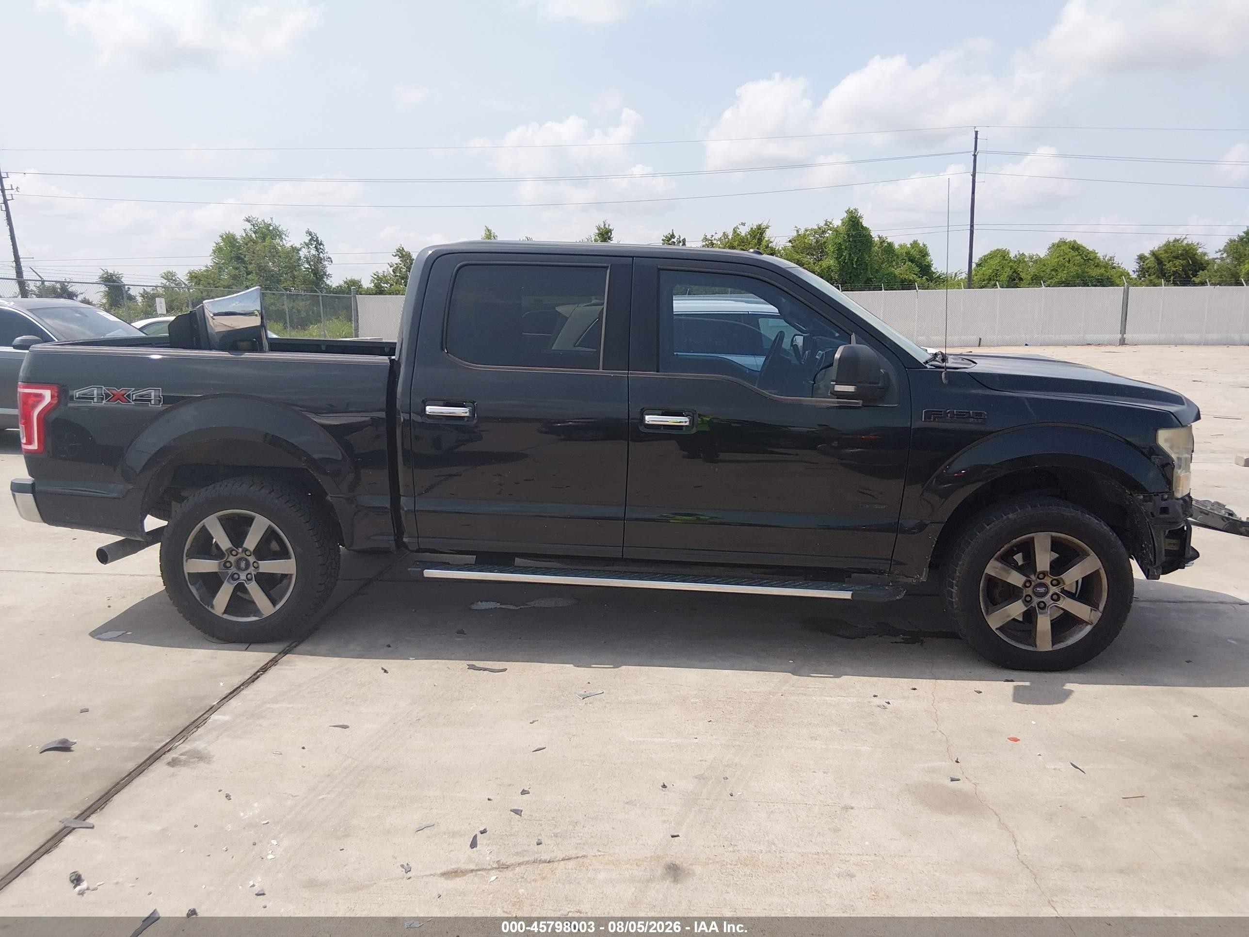 2015 Ford F-150 Xlt Black vin: 1FTEW1EP3FKD20474