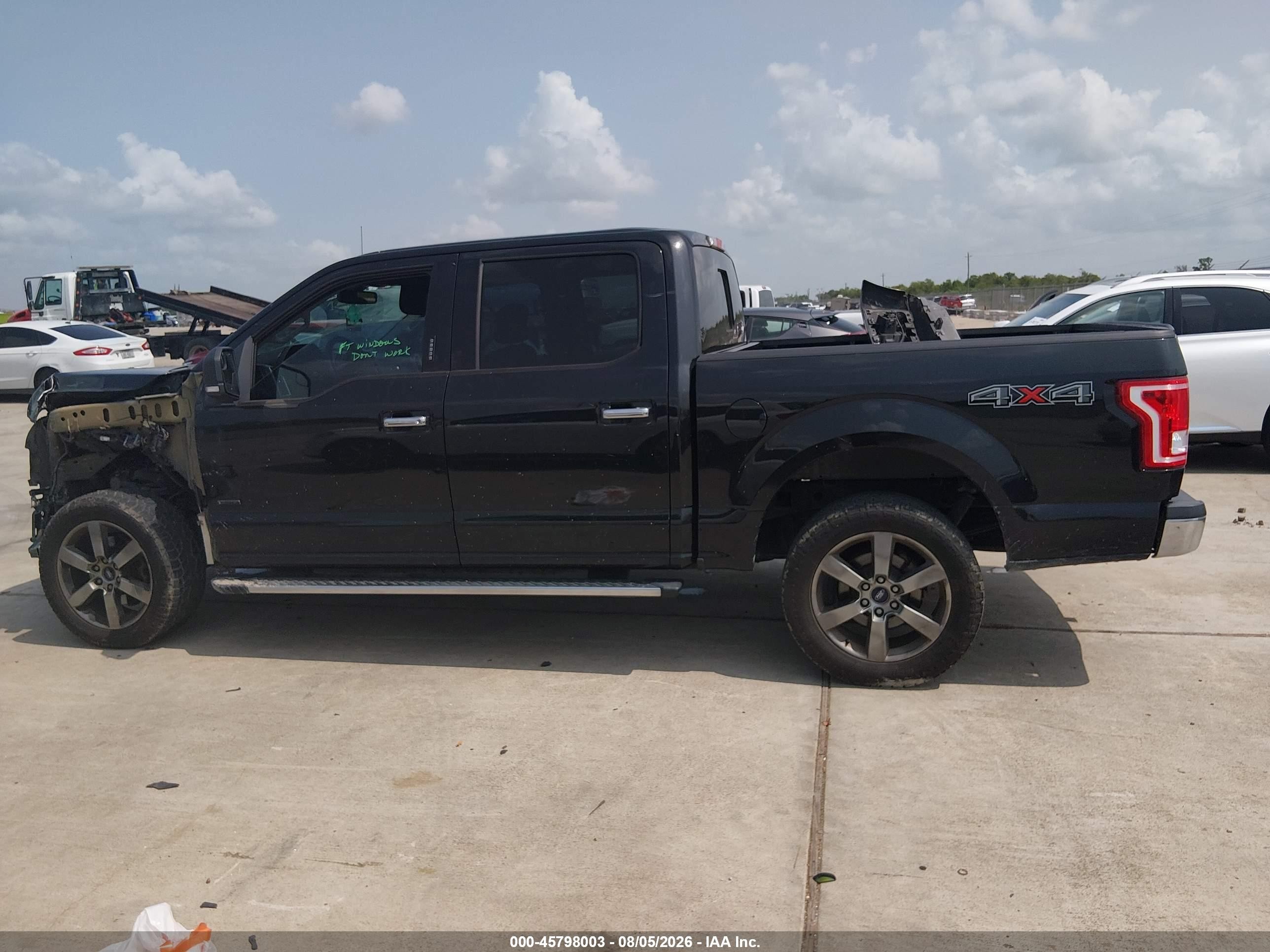 2015 Ford F-150 Xlt Black vin: 1FTEW1EP3FKD20474