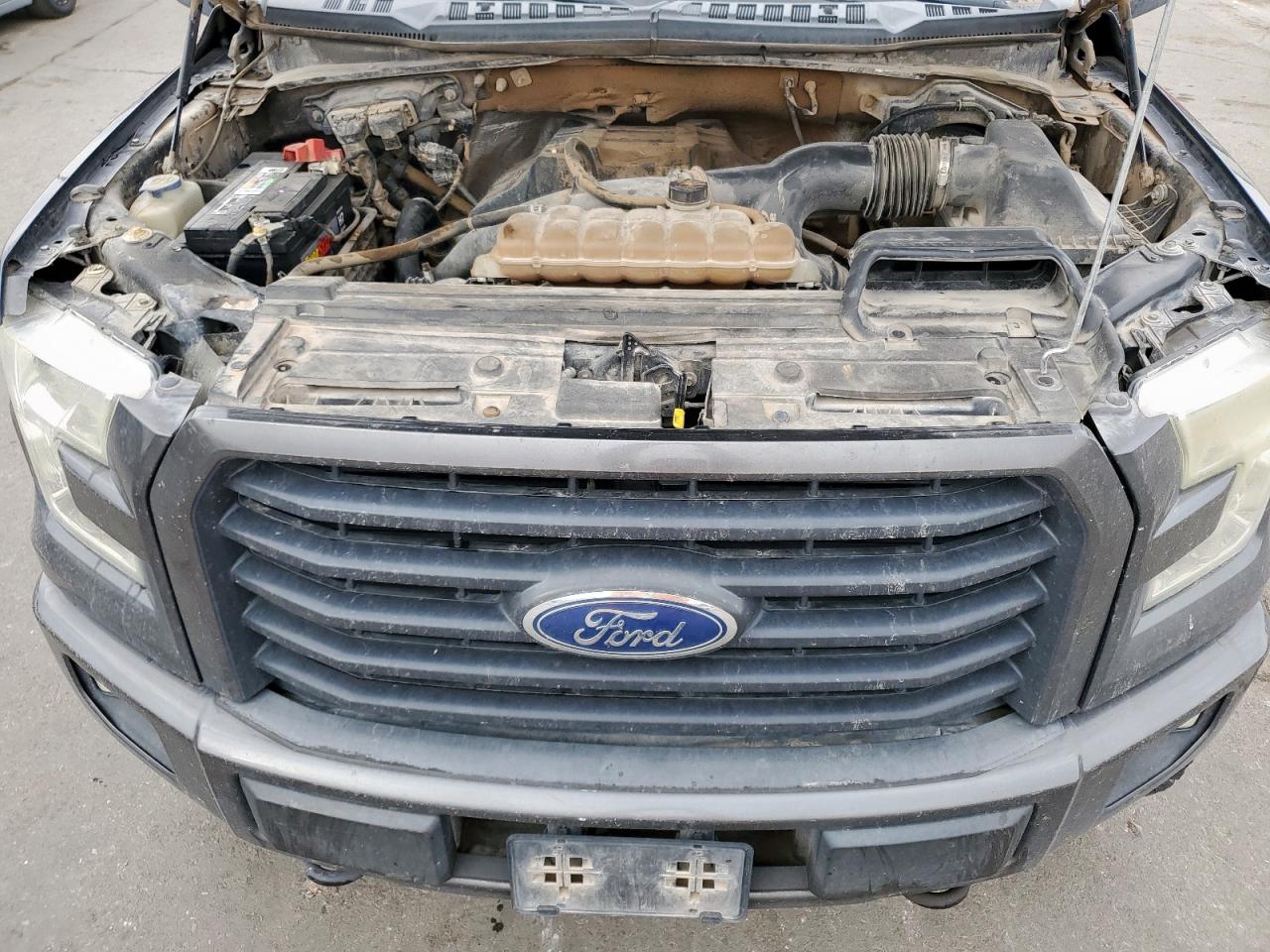 2015 Ford F150 Supercrew Gray vin: 1FTEW1EP3FKD36657