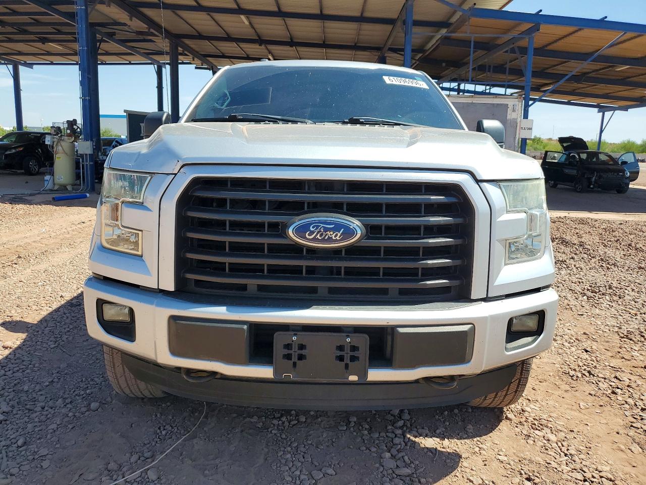 2015 Ford F150 Supercrew Silver vin: 1FTEW1EP3FKE62047