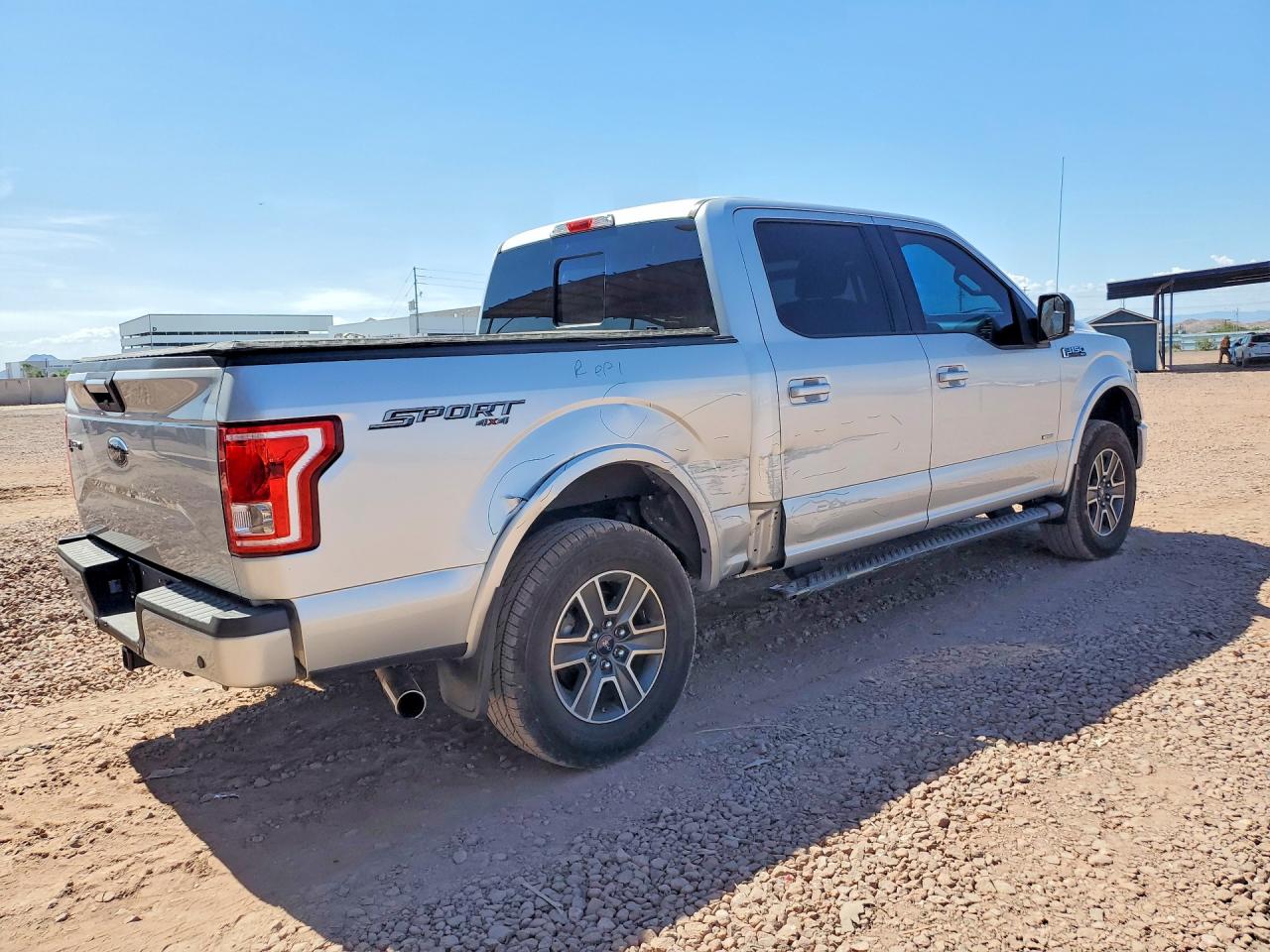 2015 Ford F150 Supercrew Silver vin: 1FTEW1EP3FKE62047