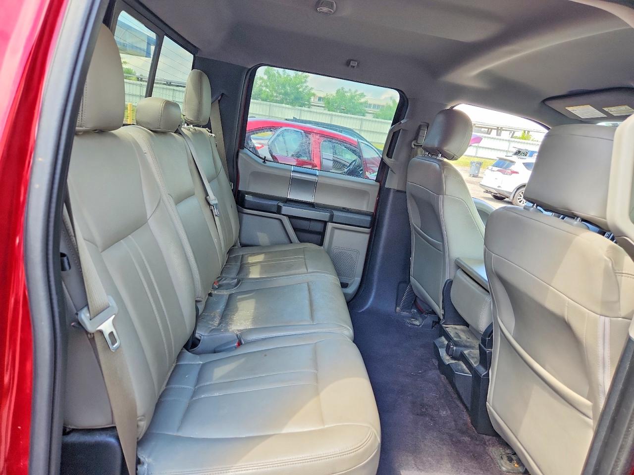 2015 Ford F150 Supercrew Red vin: 1FTEW1EP3FKF09027
