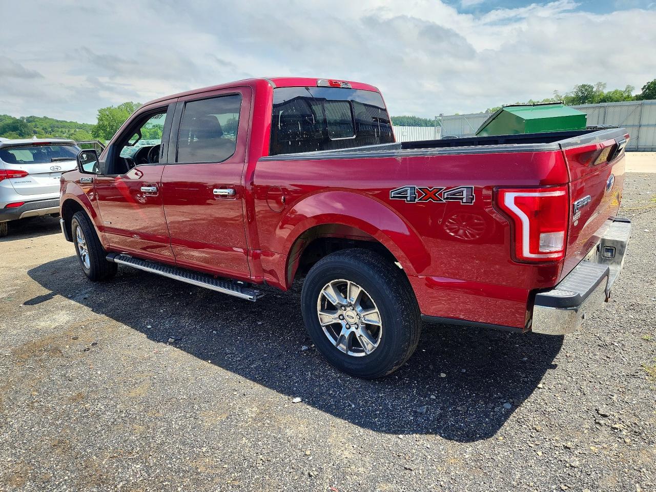2015 Ford F150 Supercrew Red vin: 1FTEW1EP3FKF09027