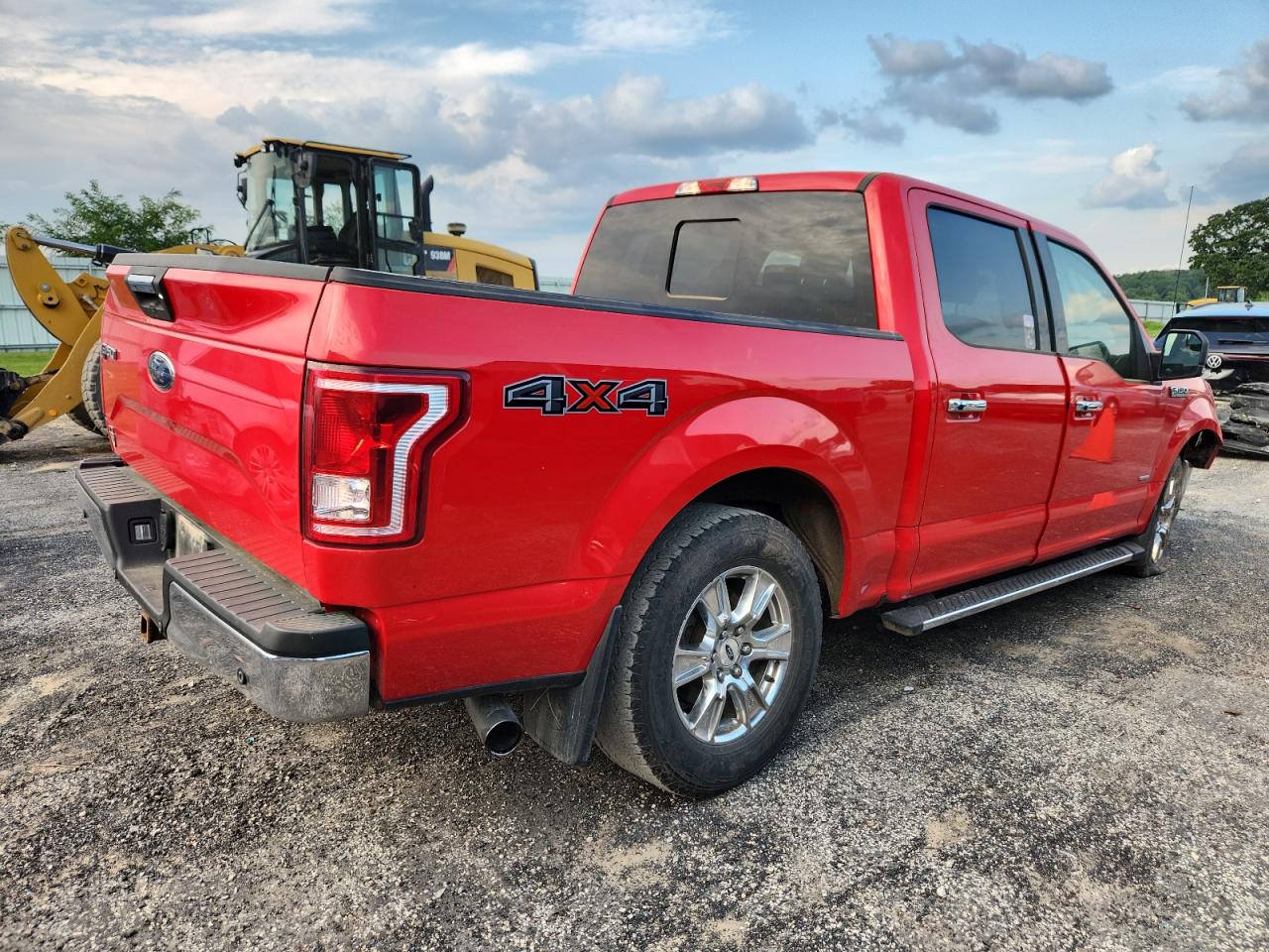 2016 Ford F150 Supercrew Red vin: 1FTEW1EP3GKE64933