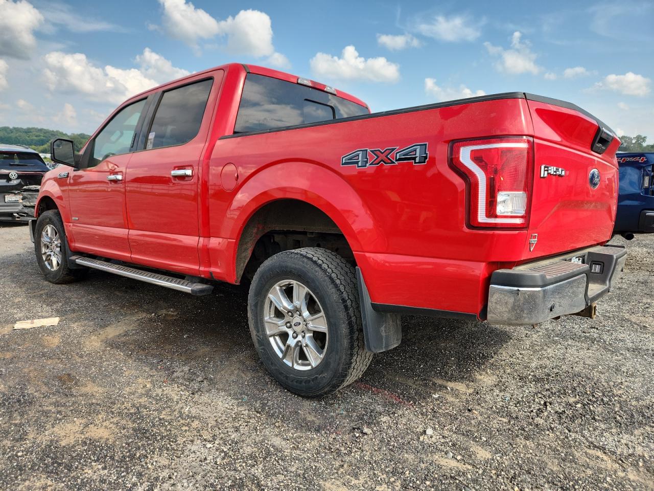2016 Ford F150 Supercrew Red vin: 1FTEW1EP3GKE64933
