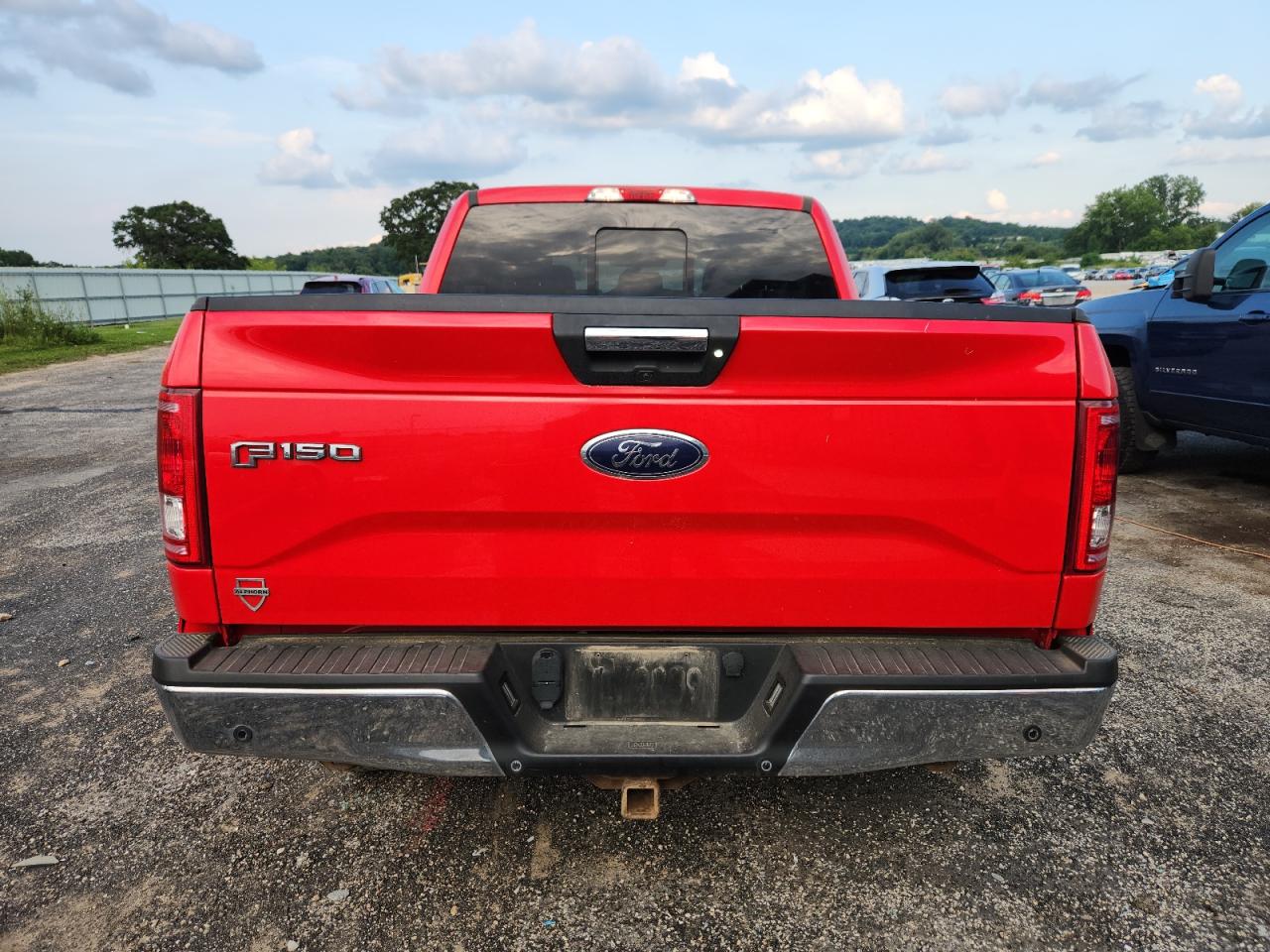 2016 Ford F150 Supercrew Red vin: 1FTEW1EP3GKE64933