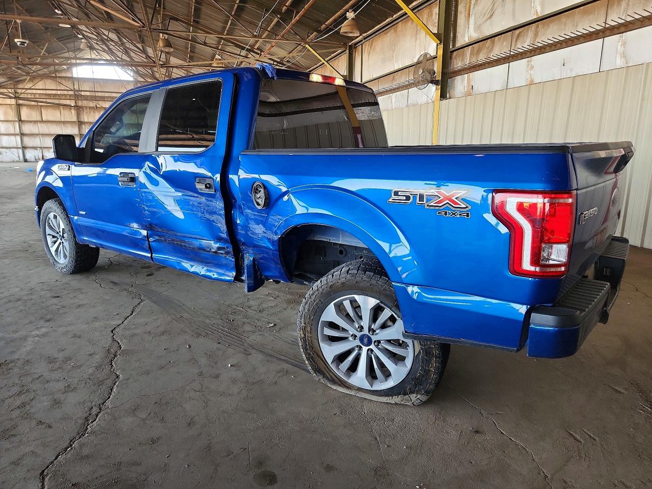 2017 Ford F150 Supercrew Blue vin: 1FTEW1EP3HKC06736