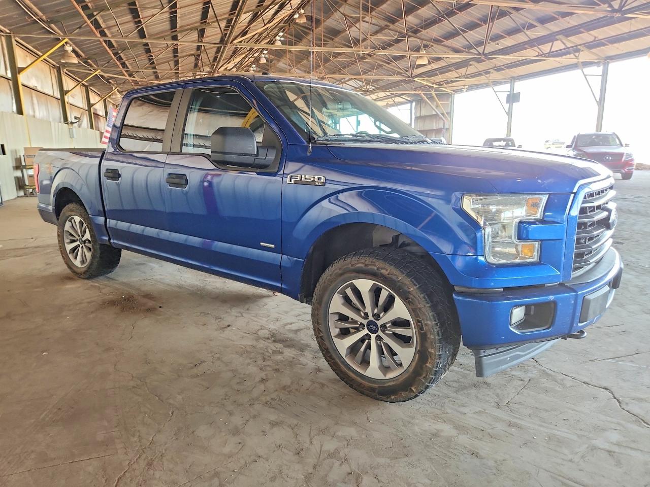 2017 Ford F150 Supercrew Blue vin: 1FTEW1EP3HKC06736