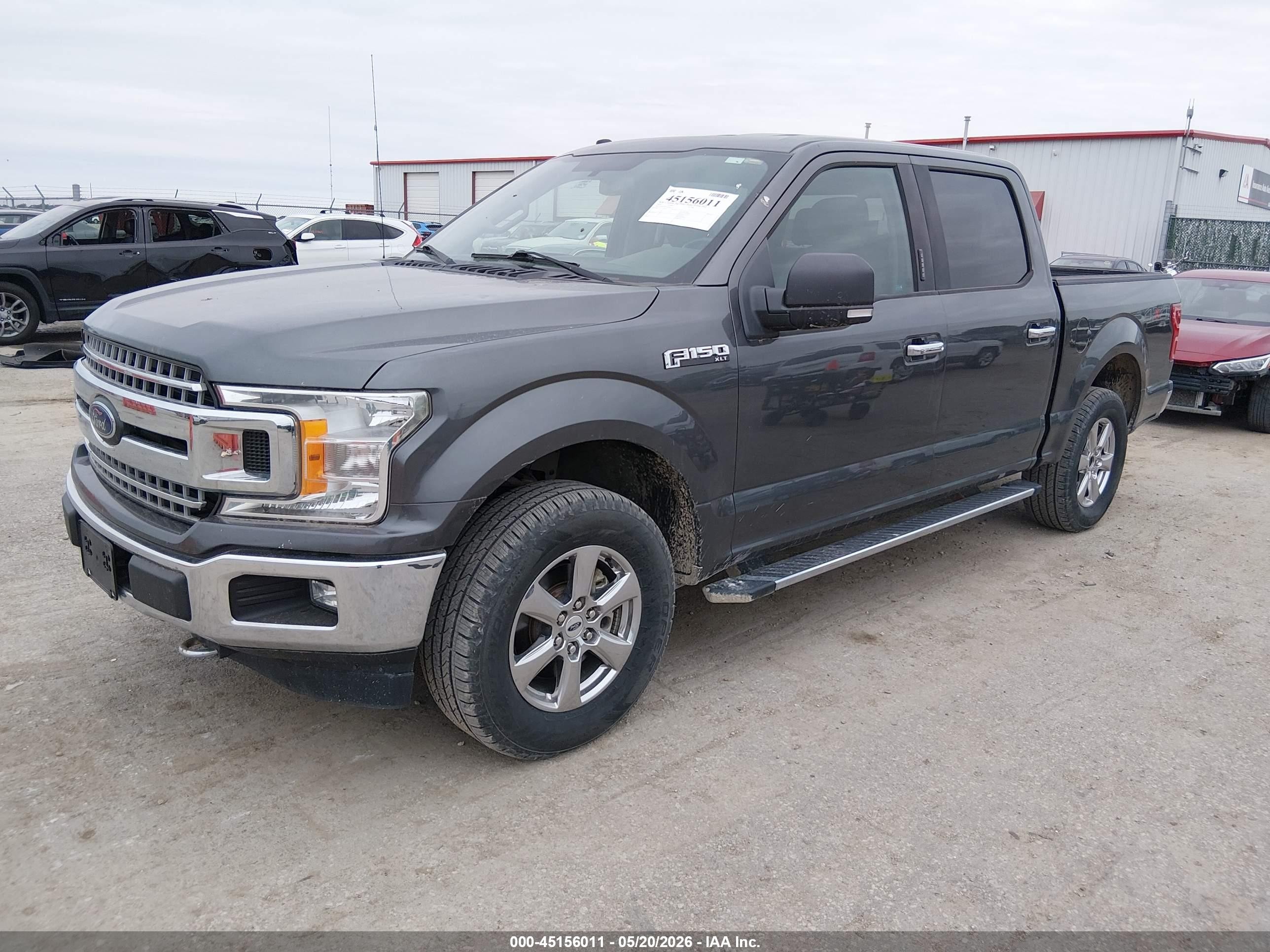 2018 Ford F-150 Xlt Gray vin: 1FTEW1EP3JFA60353