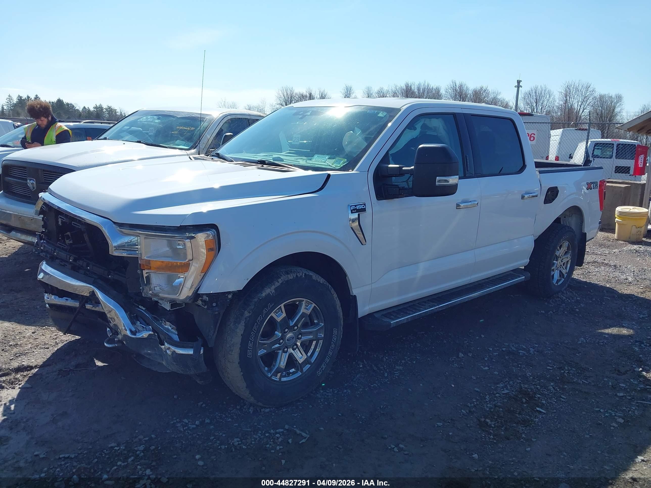 2021 Ford F-150 Xlt Белый vin: 1FTEW1EP3MKE09314