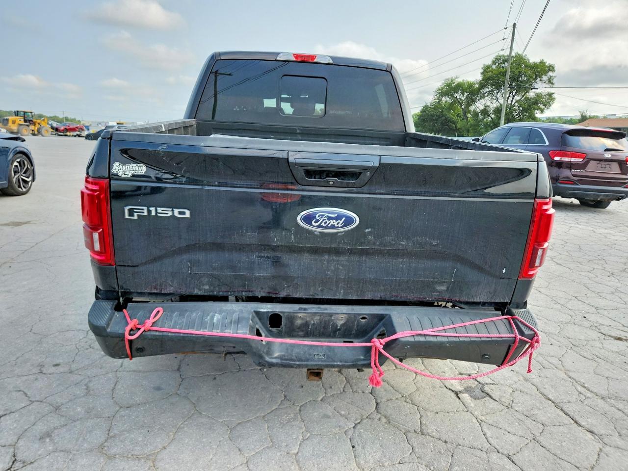 2015 Ford F150 Supercrew Black vin: 1FTEW1EP4FFB22298