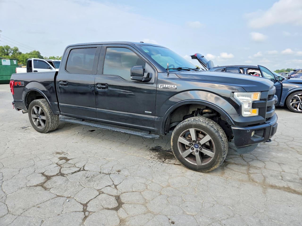2015 Ford F150 Supercrew Black vin: 1FTEW1EP4FFB22298