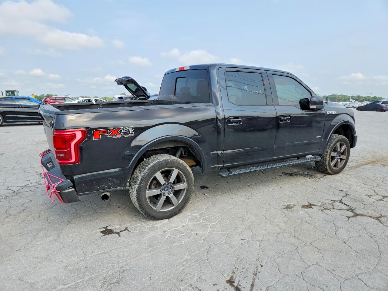 2015 Ford F150 Supercrew Black vin: 1FTEW1EP4FFB22298