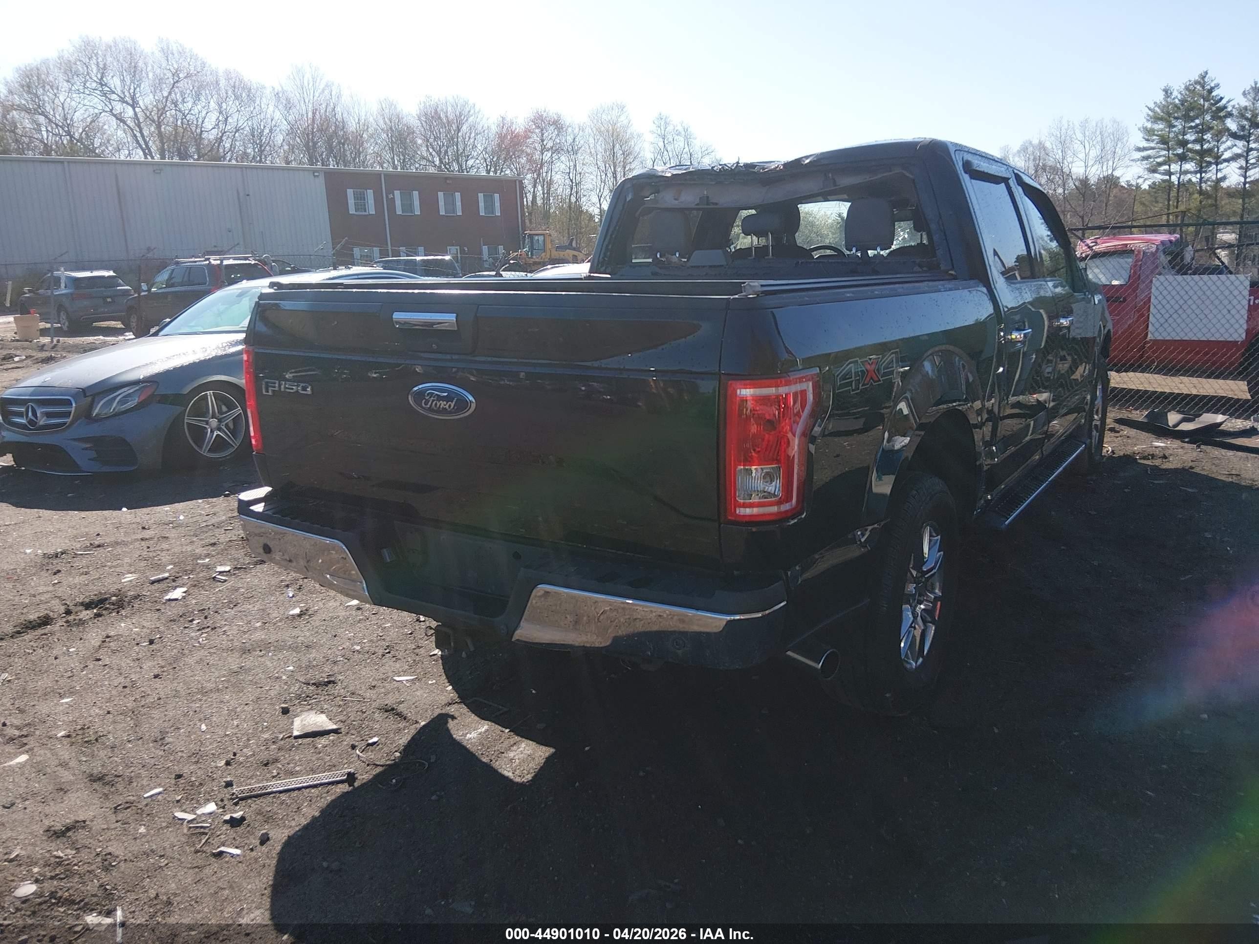 2015 Ford F-150 Xlt Black vin: 1FTEW1EP4FFB44818