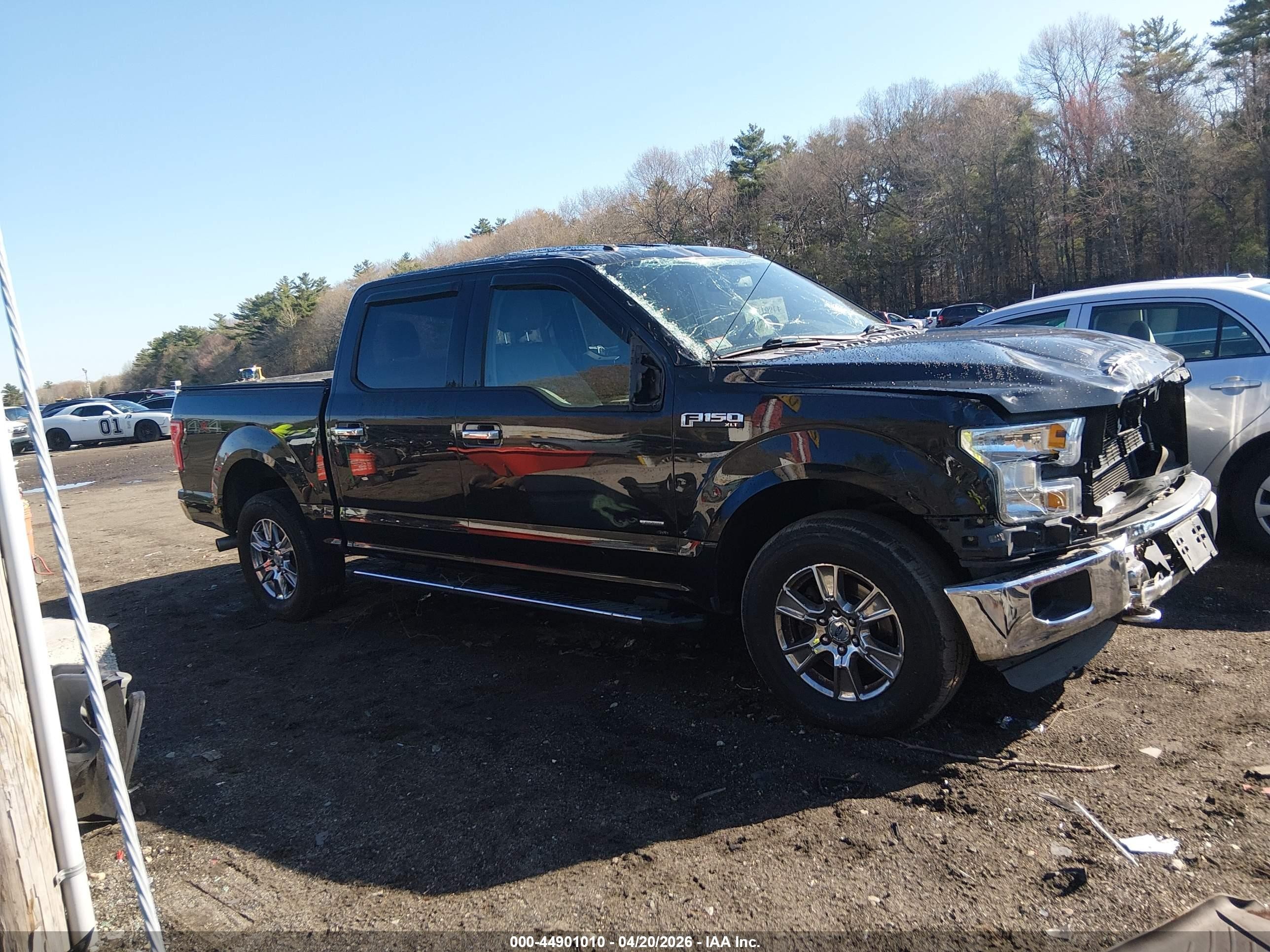 2015 Ford F-150 Xlt Black vin: 1FTEW1EP4FFB44818