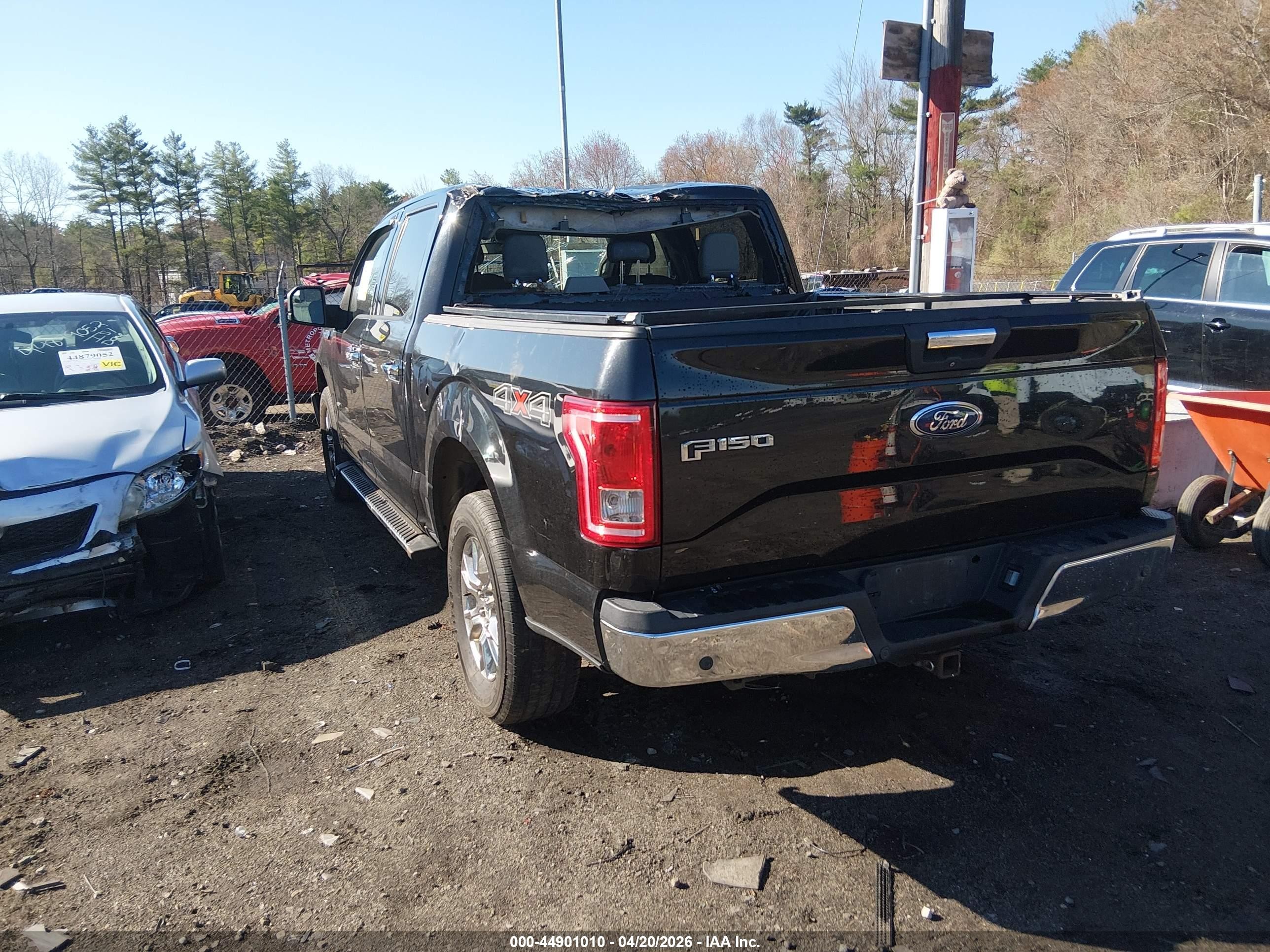 2015 Ford F-150 Xlt Black vin: 1FTEW1EP4FFB44818
