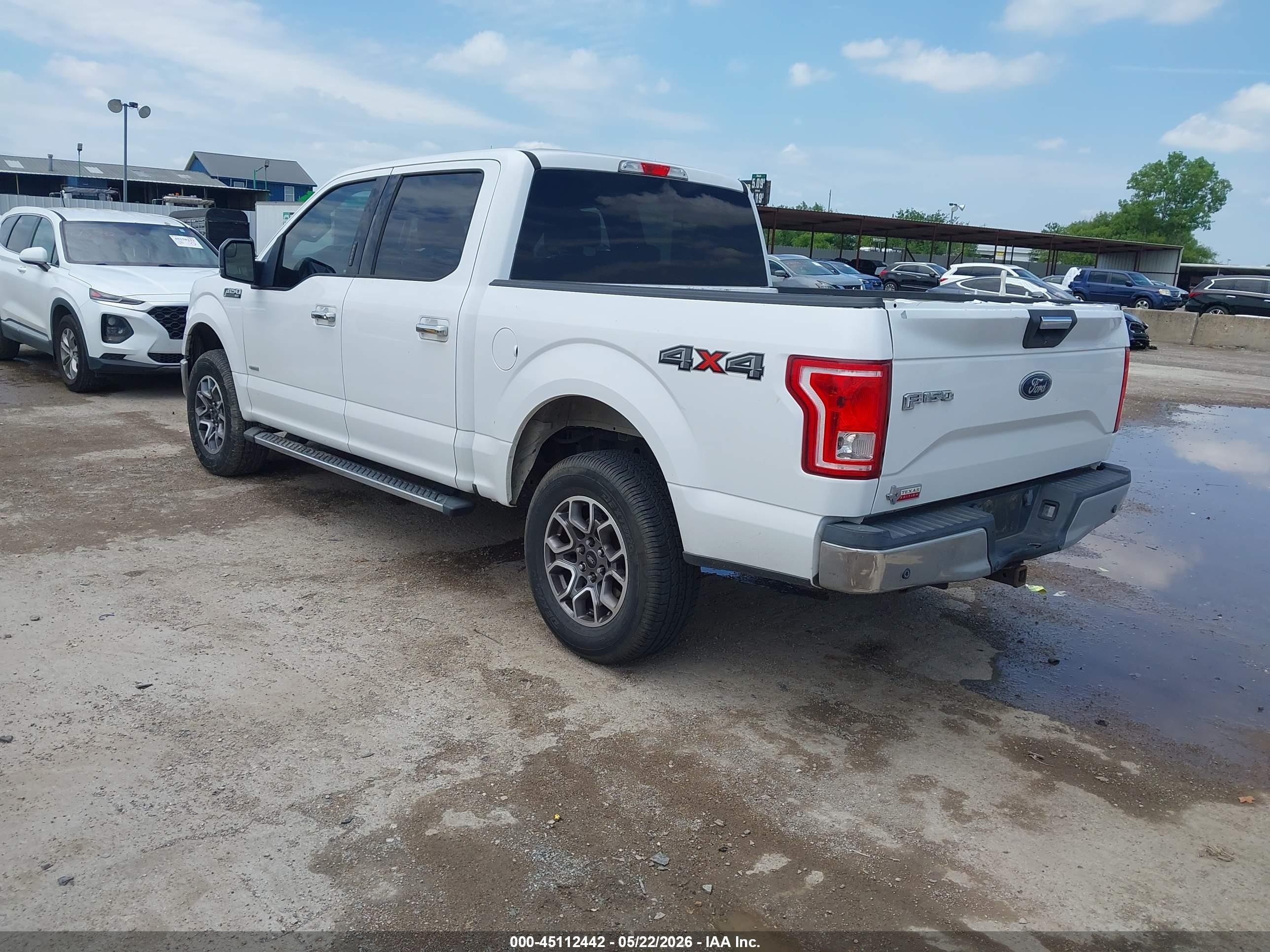 2015 Ford F-150 Xlt White vin: 1FTEW1EP4FKD47733