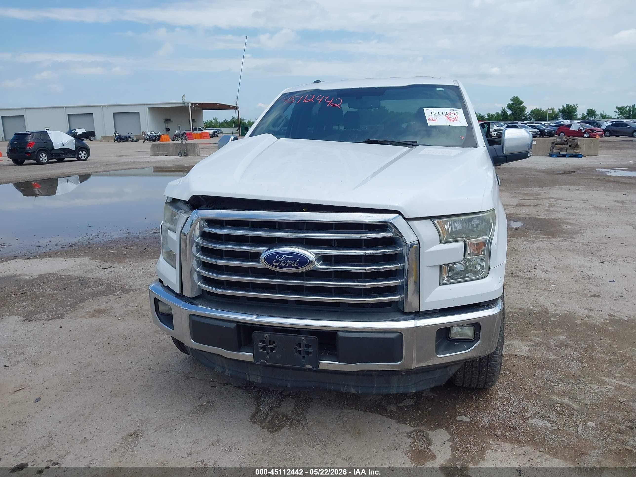 2015 Ford F-150 Xlt White vin: 1FTEW1EP4FKD47733