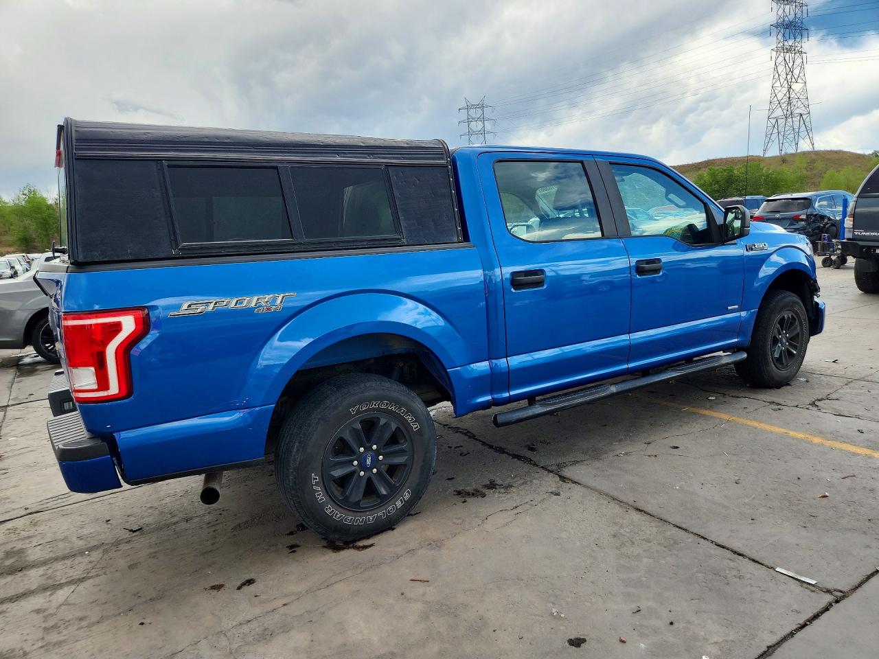2015 Ford F150 Supercrew Blue vin: 1FTEW1EP4FKE39232