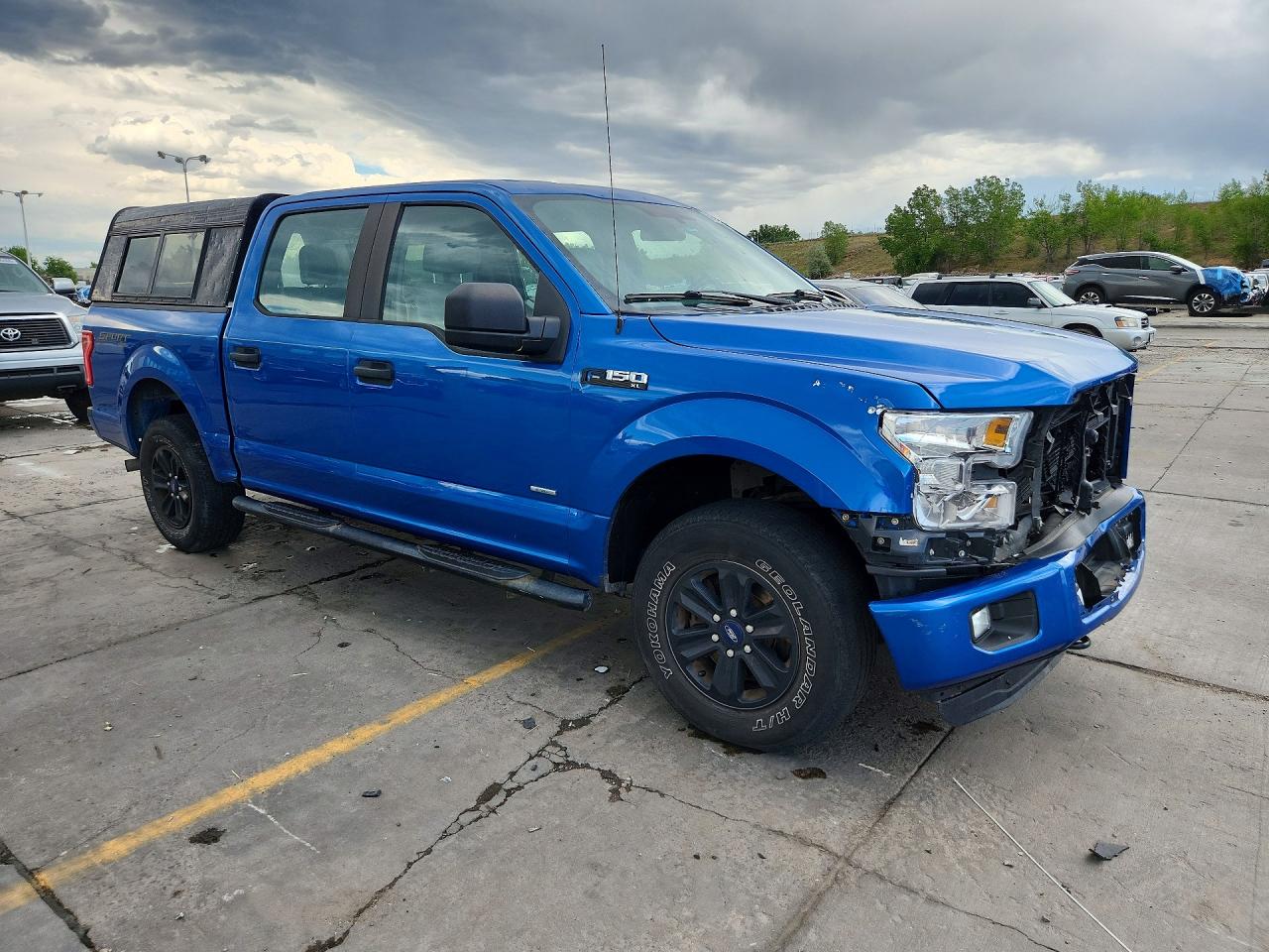 2015 Ford F150 Supercrew Blue vin: 1FTEW1EP4FKE39232