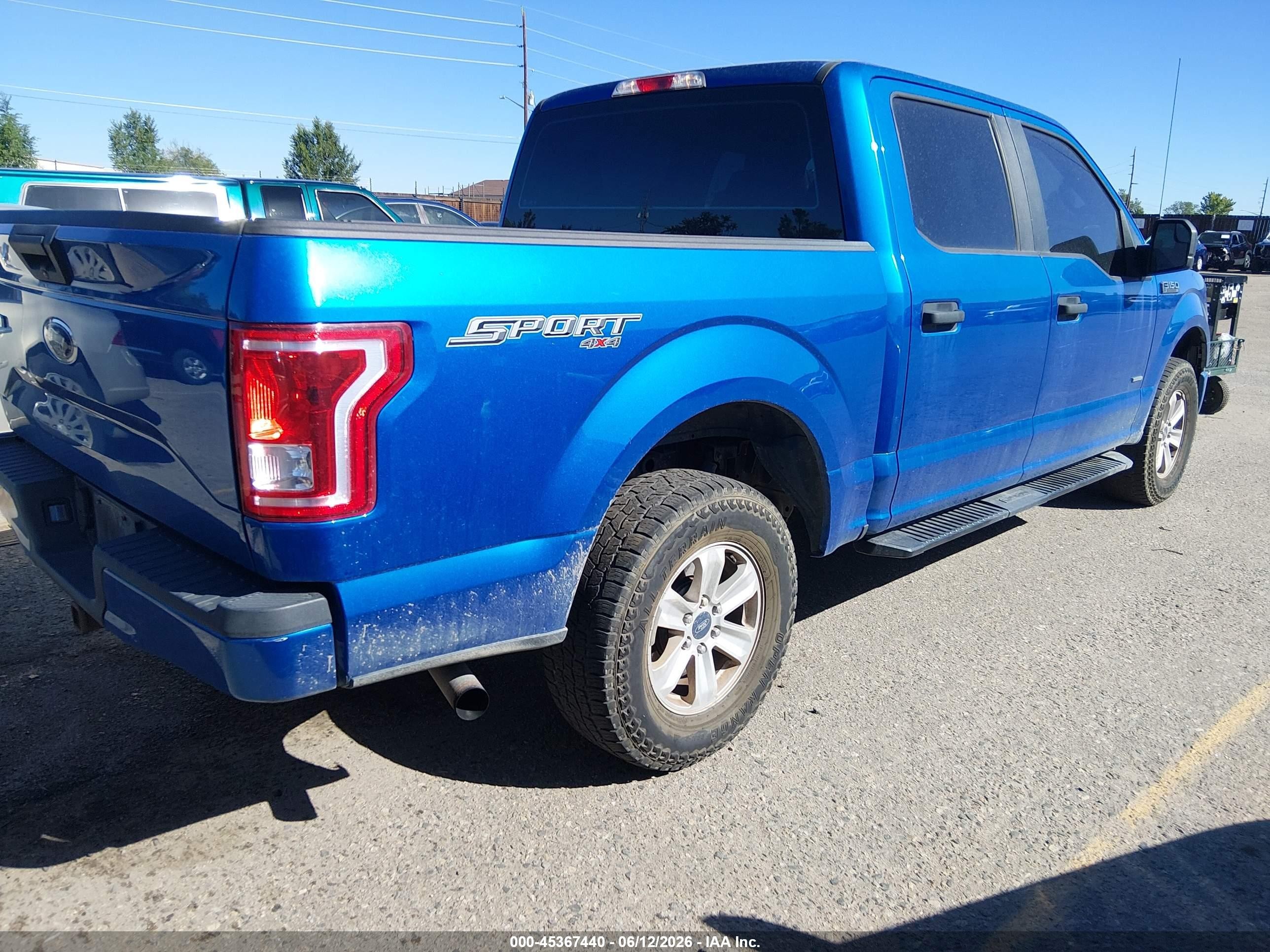 2016 Ford F-150 Xl Blue vin: 1FTEW1EP4GFC10656