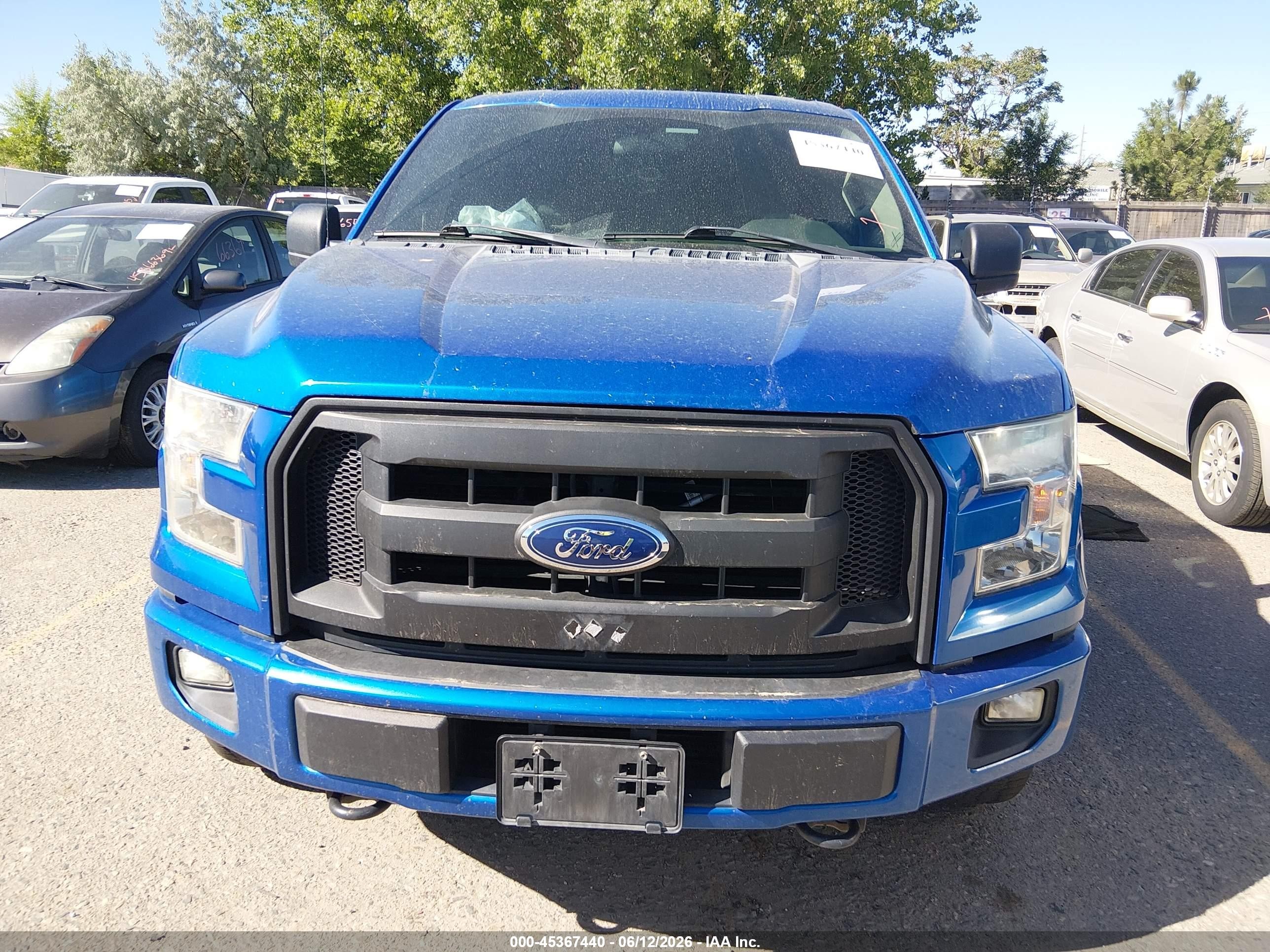 2016 Ford F-150 Xl Blue vin: 1FTEW1EP4GFC10656