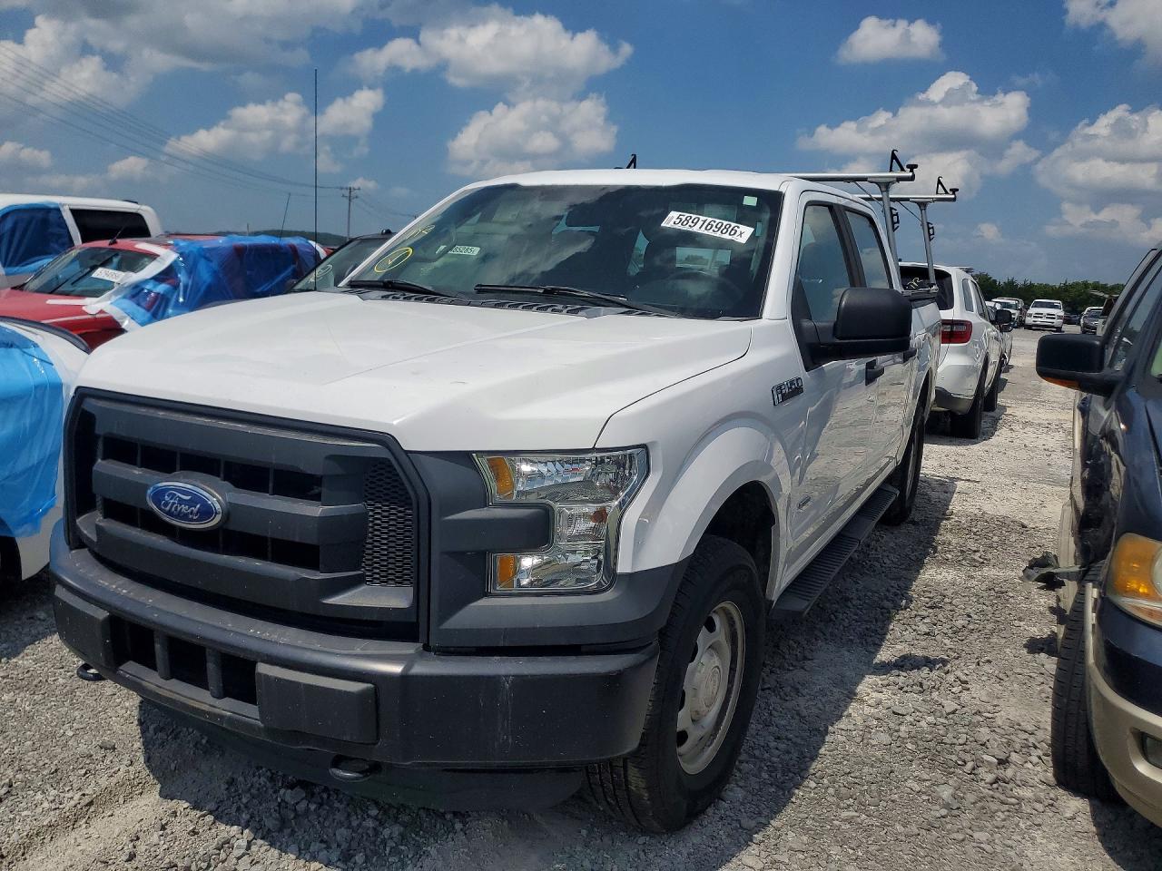 2016 Ford F150 Supercrew White vin: 1FTEW1EP4GKF99581