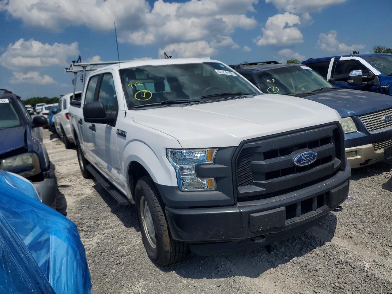 2016 Ford F150 Supercrew White vin: 1FTEW1EP4GKF99581