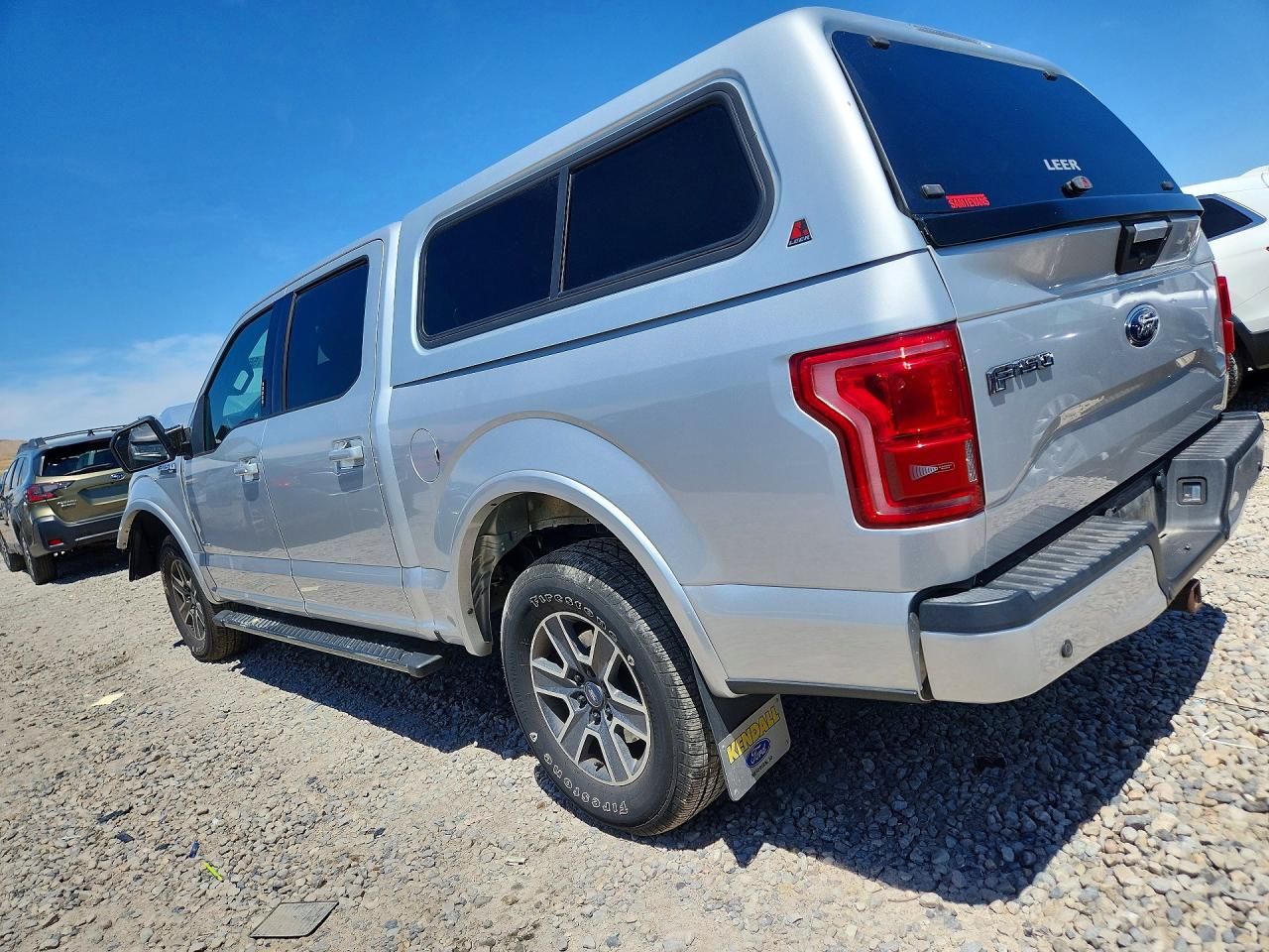 2017 Ford F150 Supercrew Silver vin: 1FTEW1EP4HKC98715