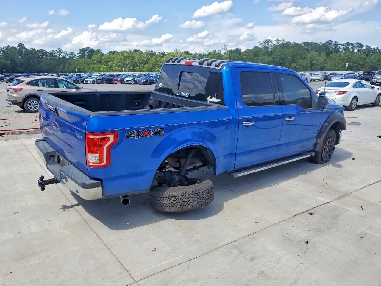 2015 Ford F150 Supercrew Blue vin: 1FTEW1EP5FFB20432