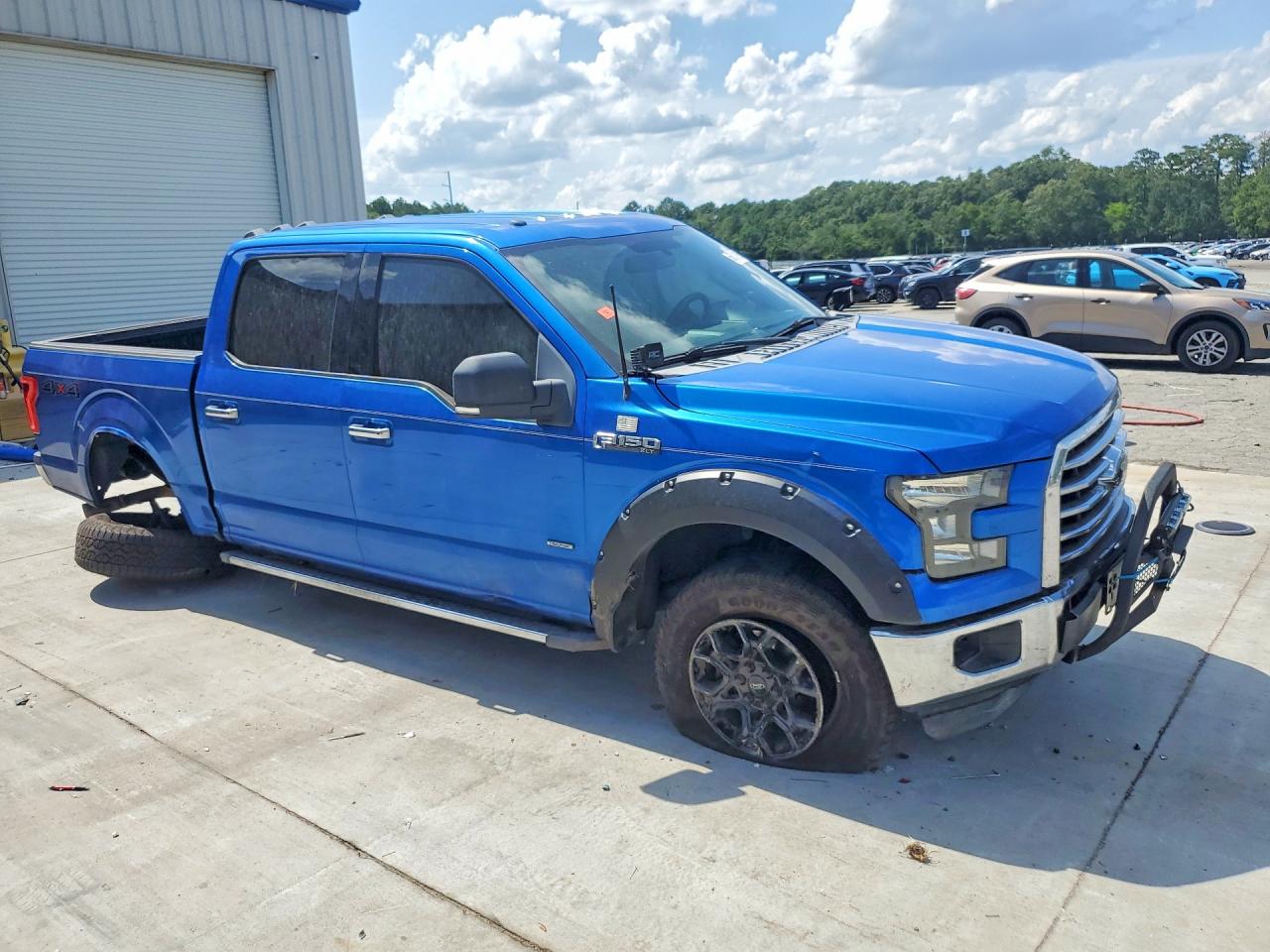 2015 Ford F150 Supercrew Blue vin: 1FTEW1EP5FFB20432