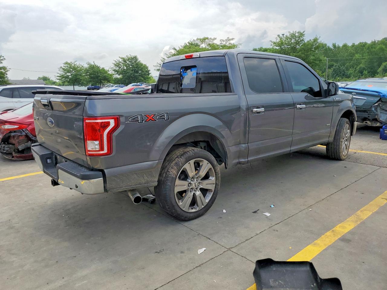2015 Ford F150 Supercrew Charcoal vin: 1FTEW1EP5FFB60736