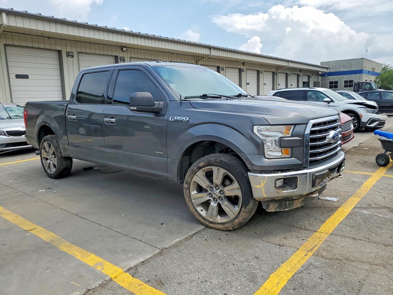2015 Ford F150 Supercrew Charcoal vin: 1FTEW1EP5FFB60736