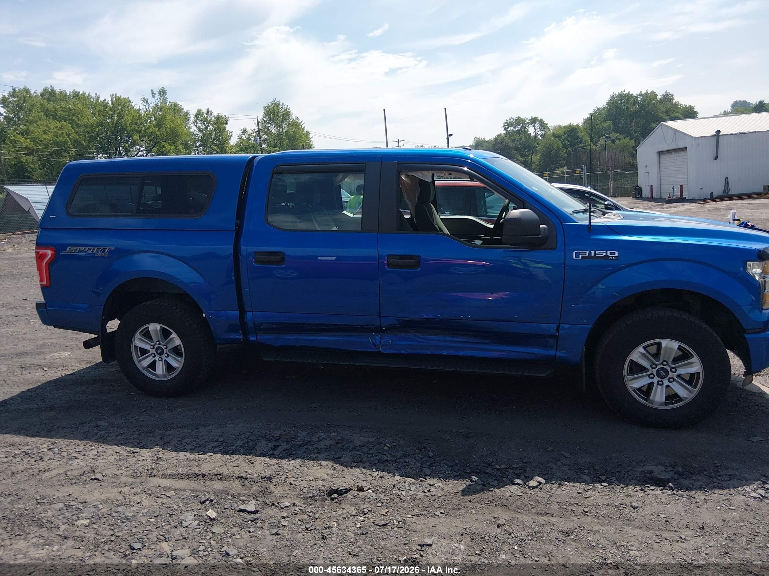 2015 Ford F-150 Lariat/xl/xlt Blue vin: 1FTEW1EP5FFC67396