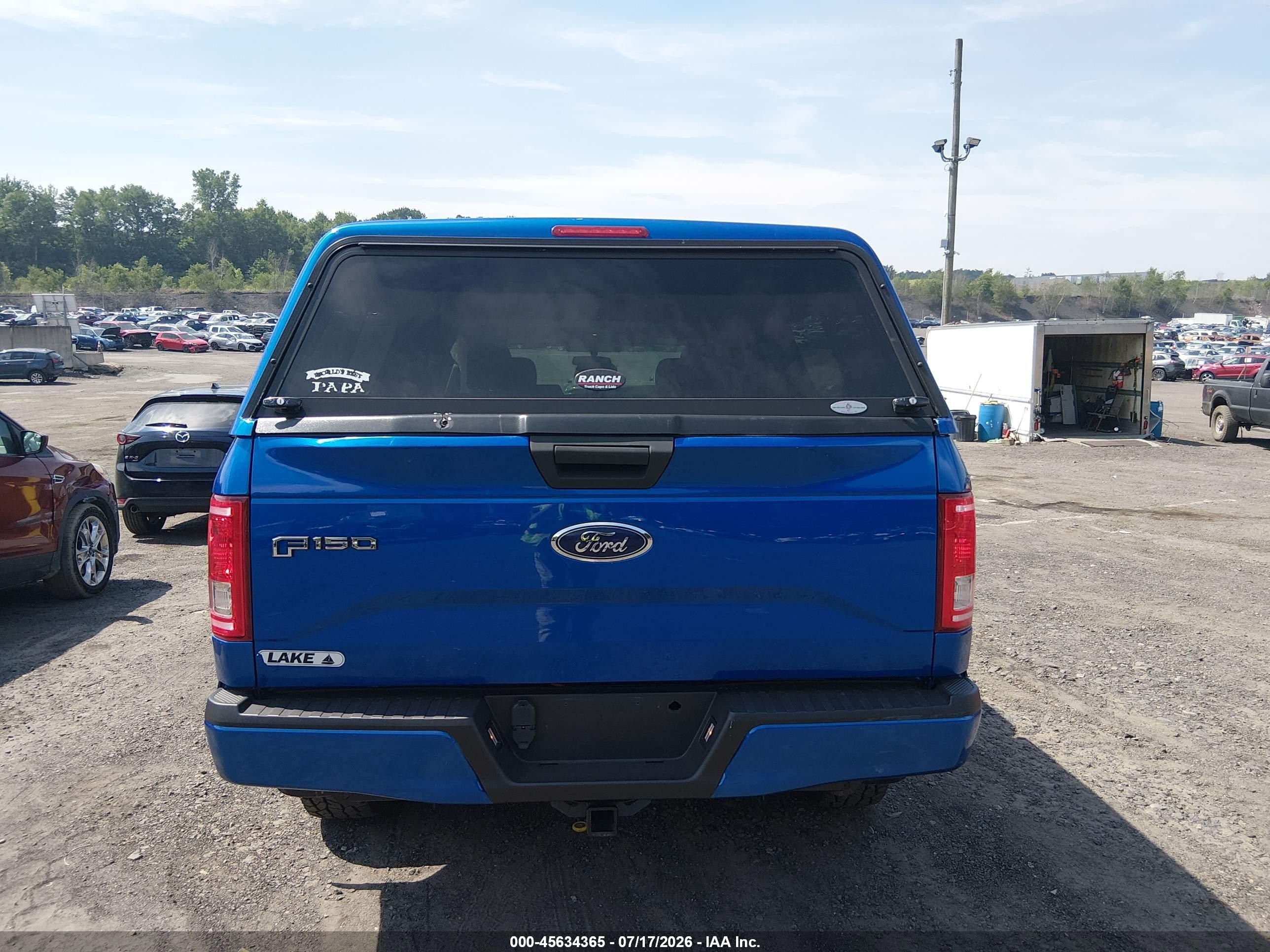 2015 Ford F-150 Lariat/xl/xlt Blue vin: 1FTEW1EP5FFC67396