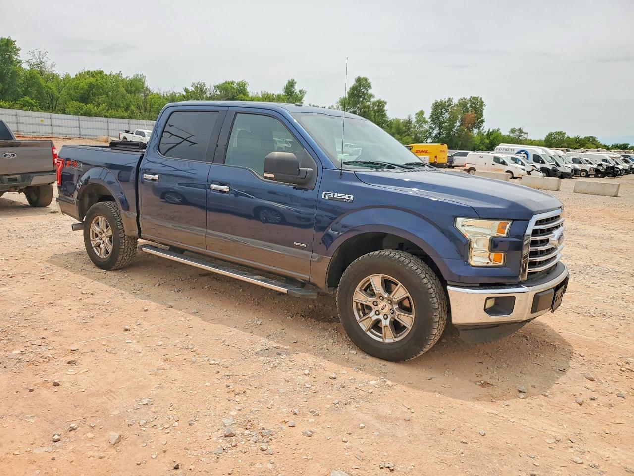 2015 Ford F150 Supercrew Blue vin: 1FTEW1EP5FKE71817