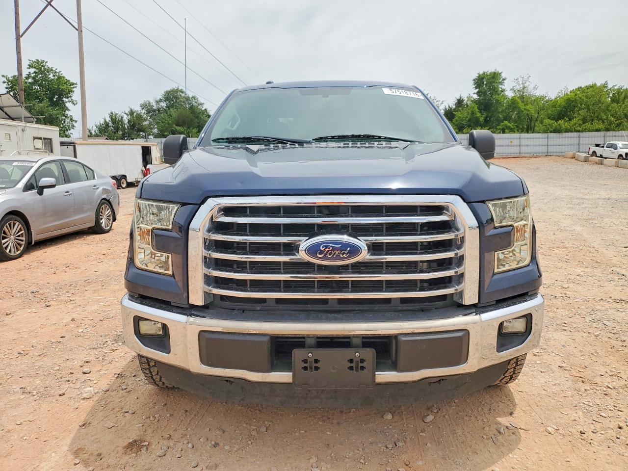 2015 Ford F150 Supercrew Blue vin: 1FTEW1EP5FKE71817