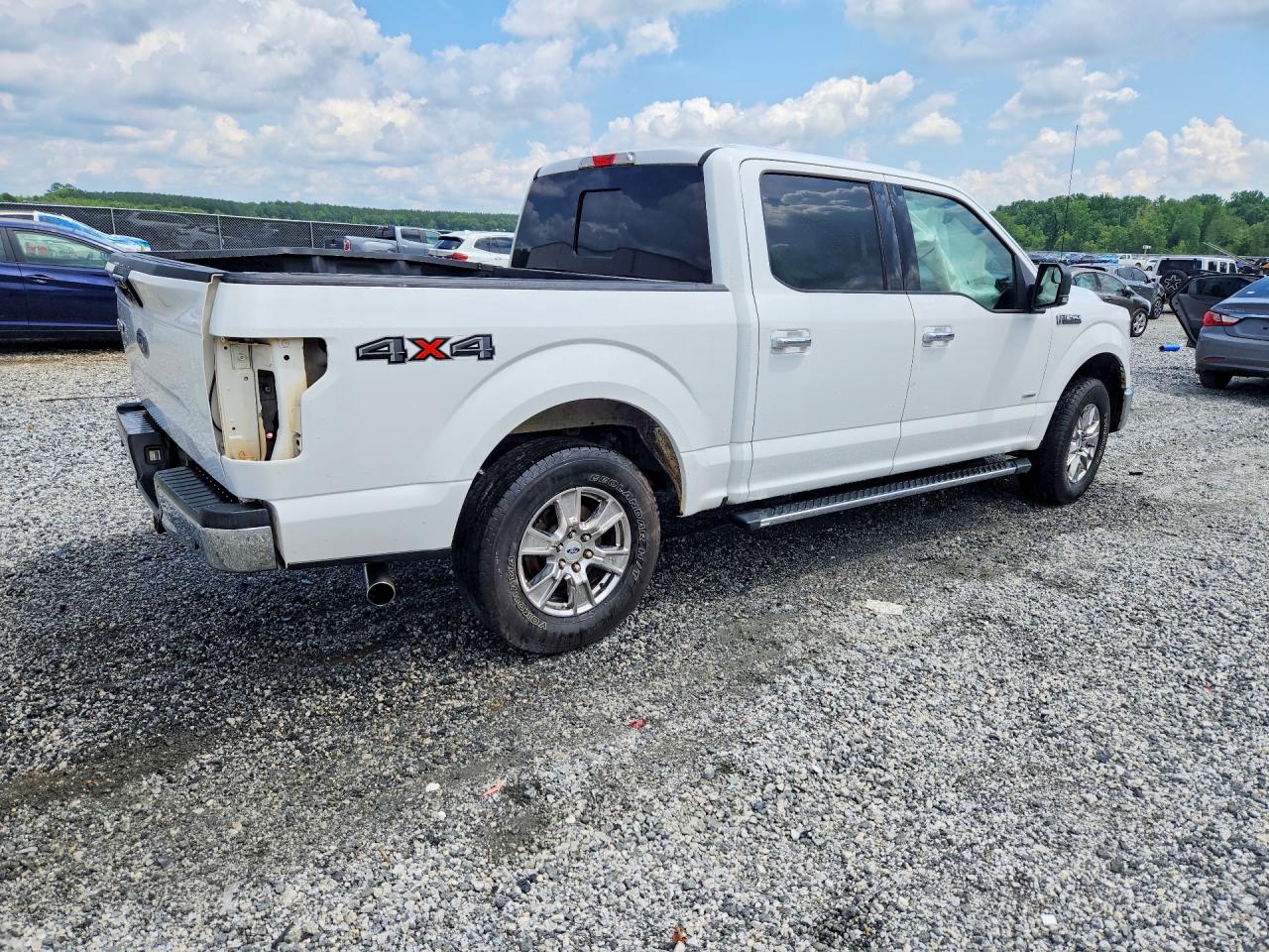 2017 Ford F150 Supercrew White vin: 1FTEW1EP5HFA93364