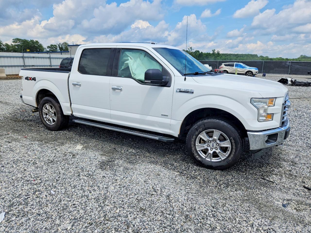 2017 Ford F150 Supercrew White vin: 1FTEW1EP5HFA93364