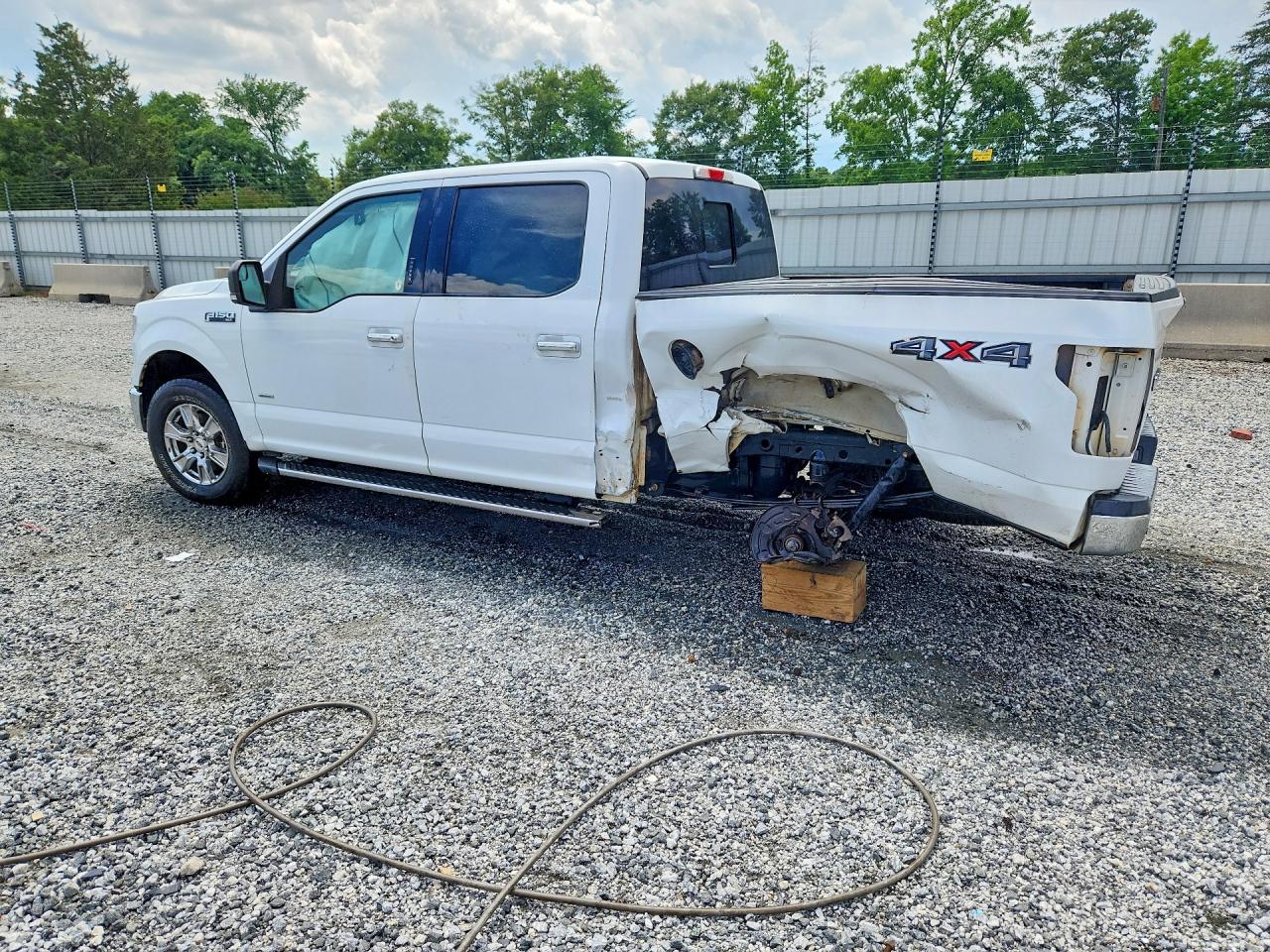 2017 Ford F150 Supercrew White vin: 1FTEW1EP5HFA93364