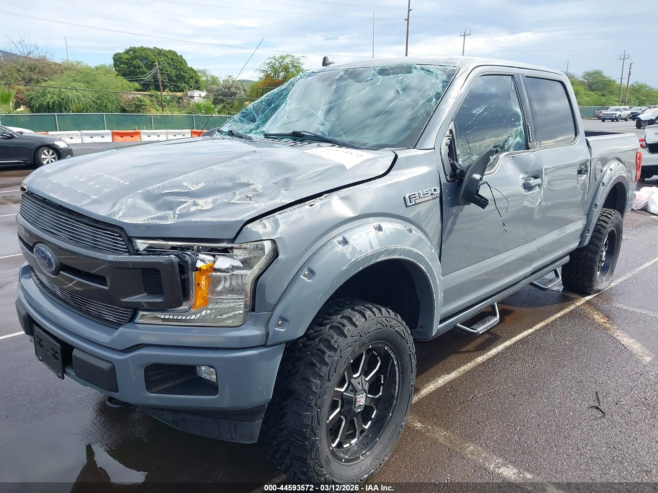 2019 Ford F-150 Xlt Gray vin: 1FTEW1EP5KKC70350