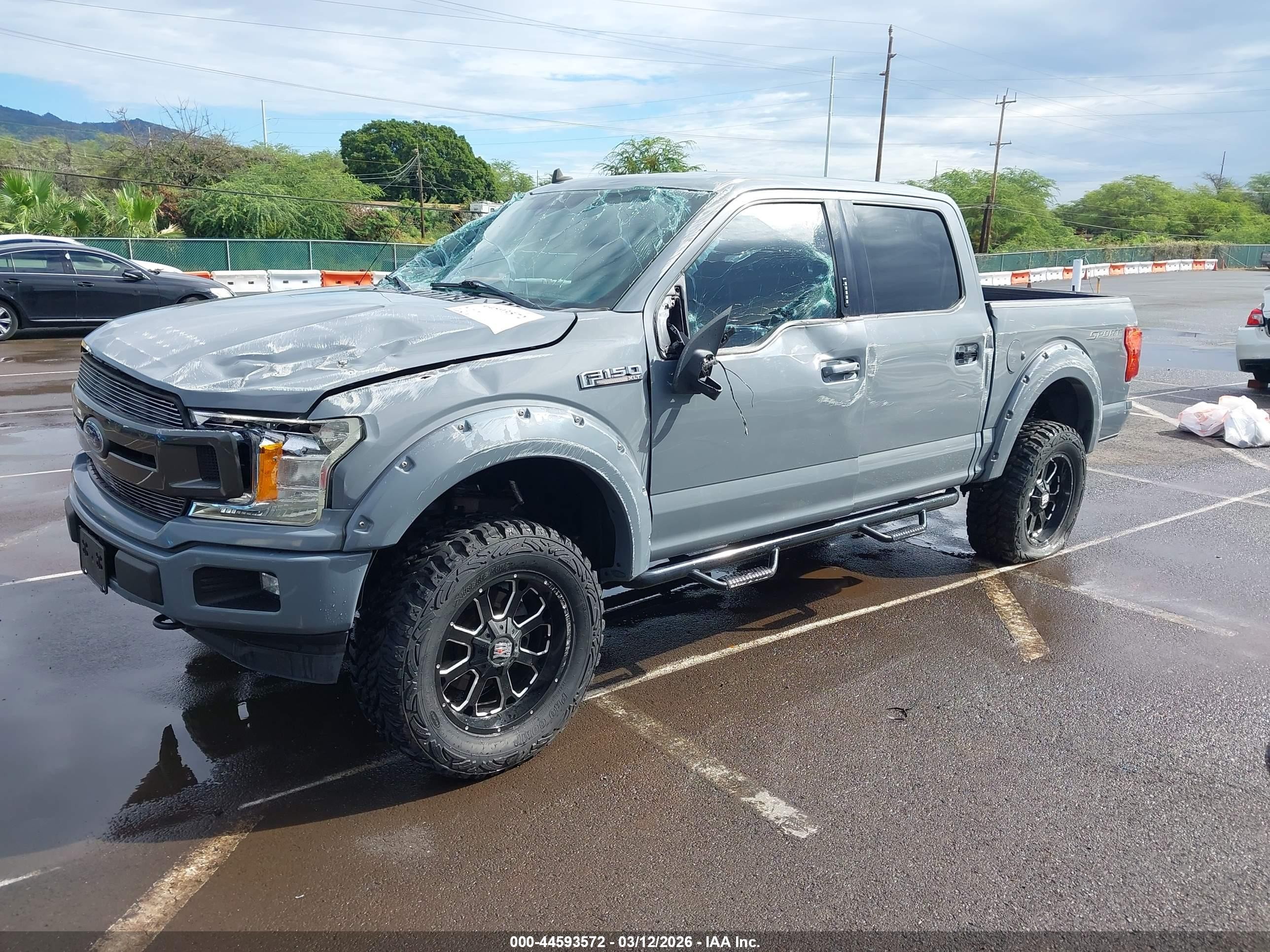 2019 Ford F-150 Xlt Gray vin: 1FTEW1EP5KKC70350