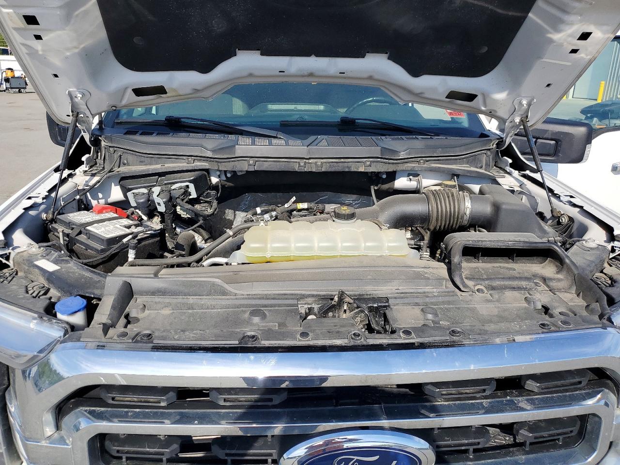 2021 Ford F150 Supercrew White vin: 1FTEW1EP5MFB66923
